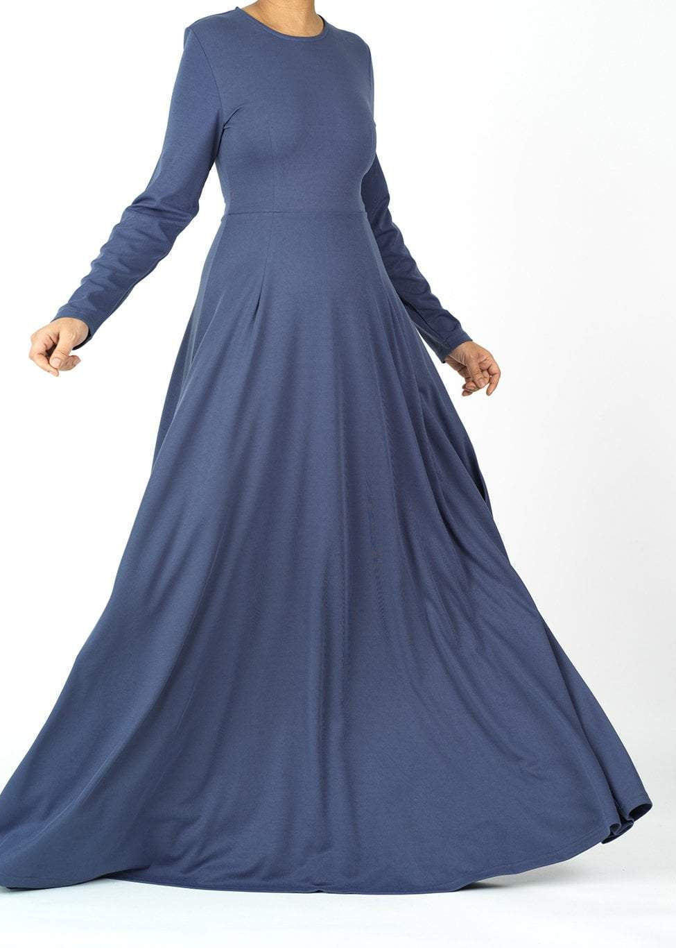A-line Modest Maxi Dress Kabayare
