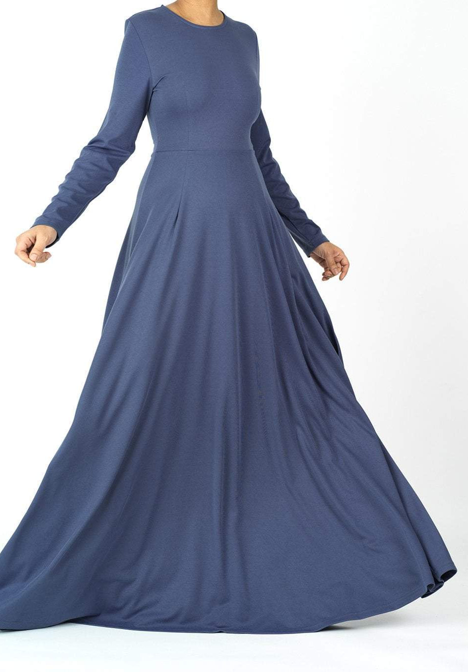A-line Modest Maxi Dress Kabayare