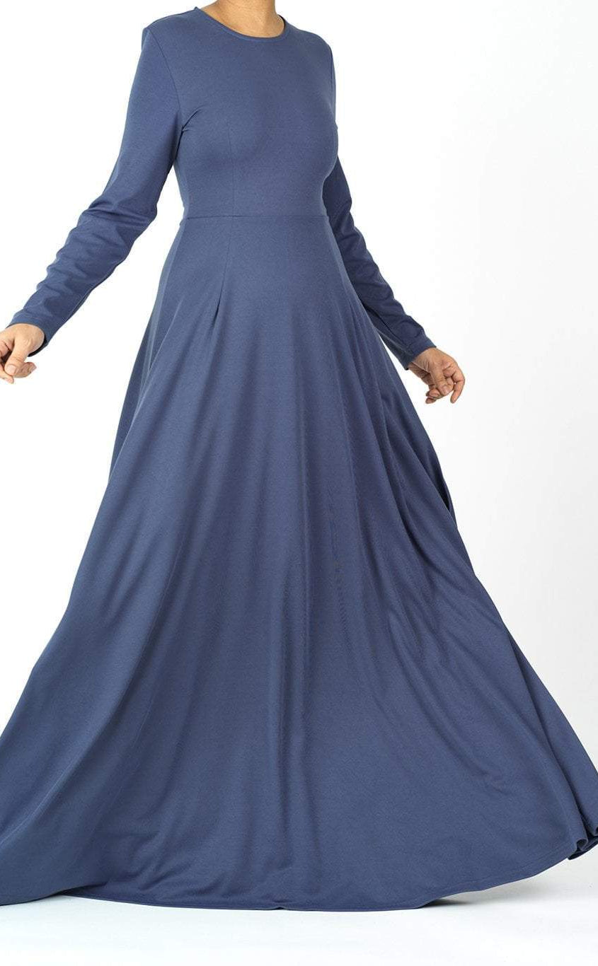 A-line Modest Maxi Dress Kabayare