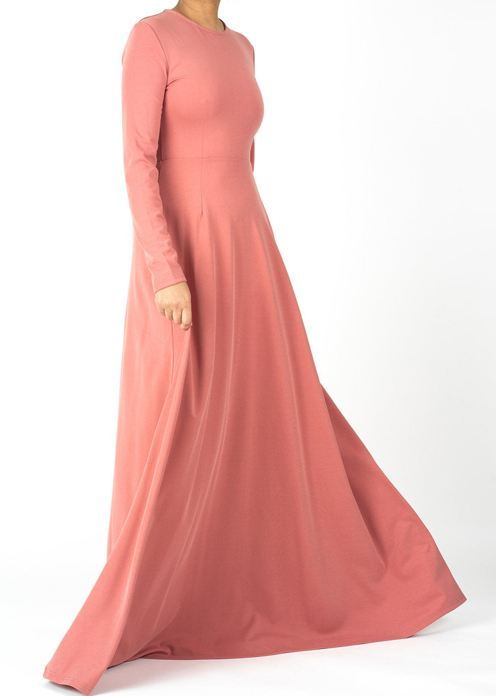 A-line Modest Maxi Dress Kabayare