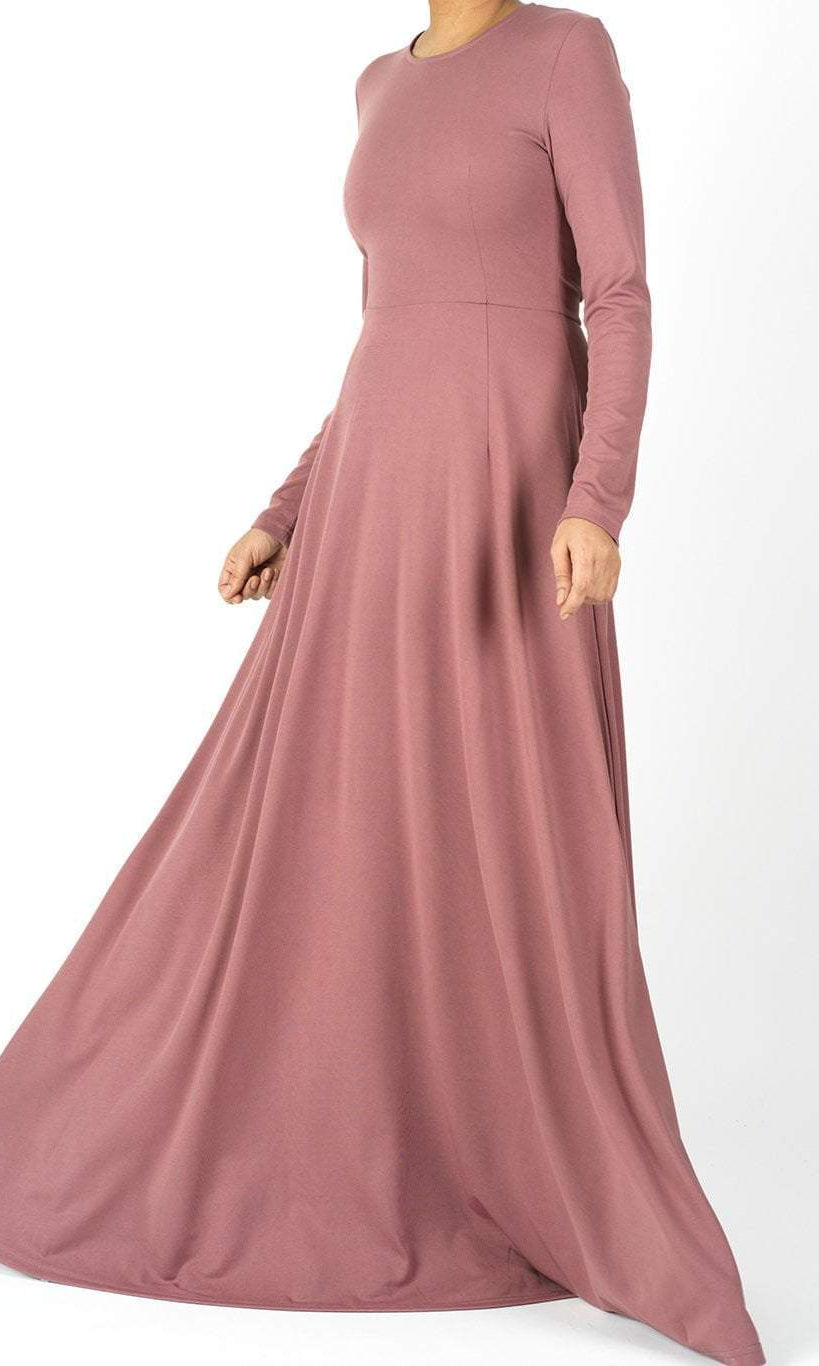 A-line Modest Maxi Dress Kabayare