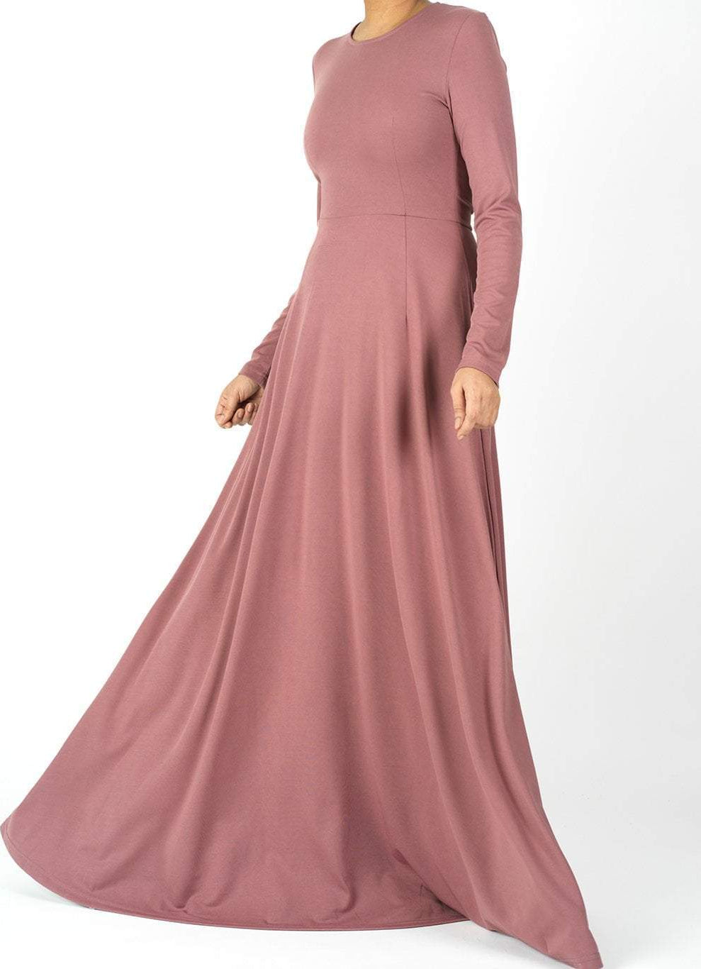 A-line Modest Maxi Dress Kabayare