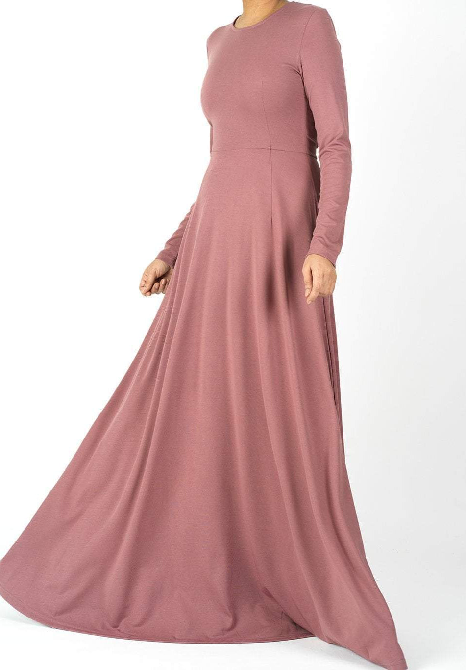 A-line Modest Maxi Dress Kabayare