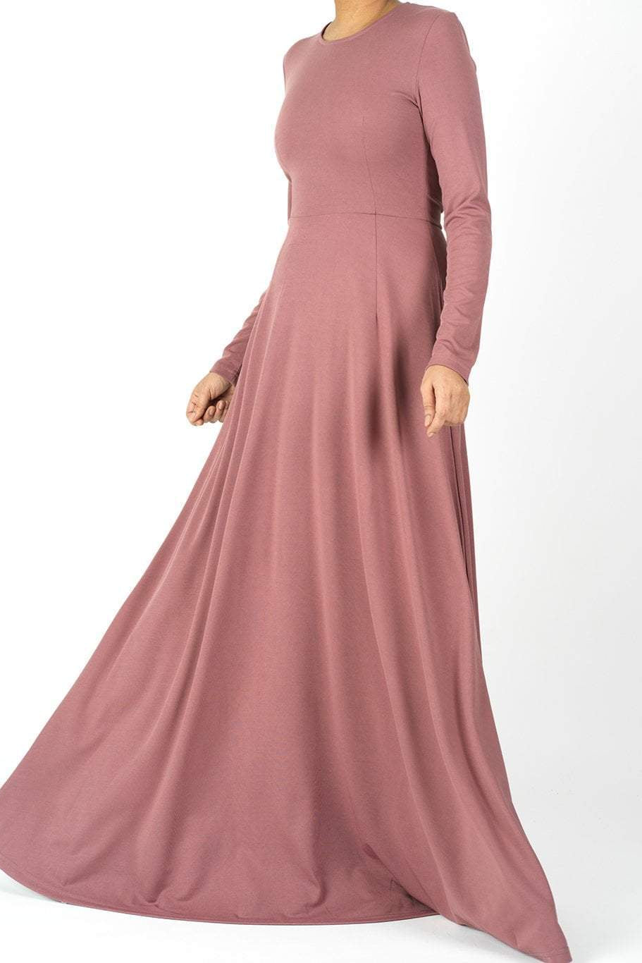 A-line Modest Maxi Dress Kabayare