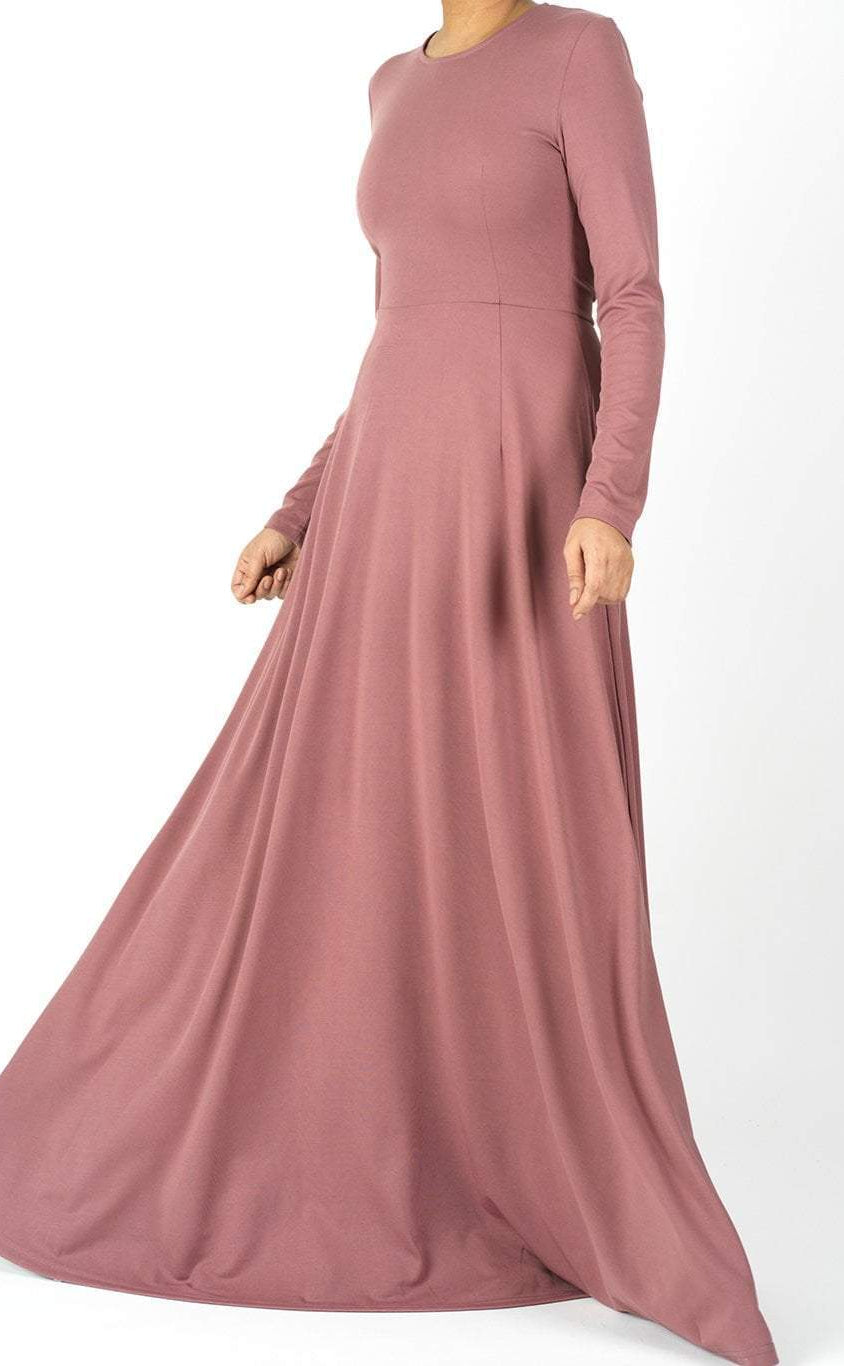 A-line Modest Maxi Dress Kabayare