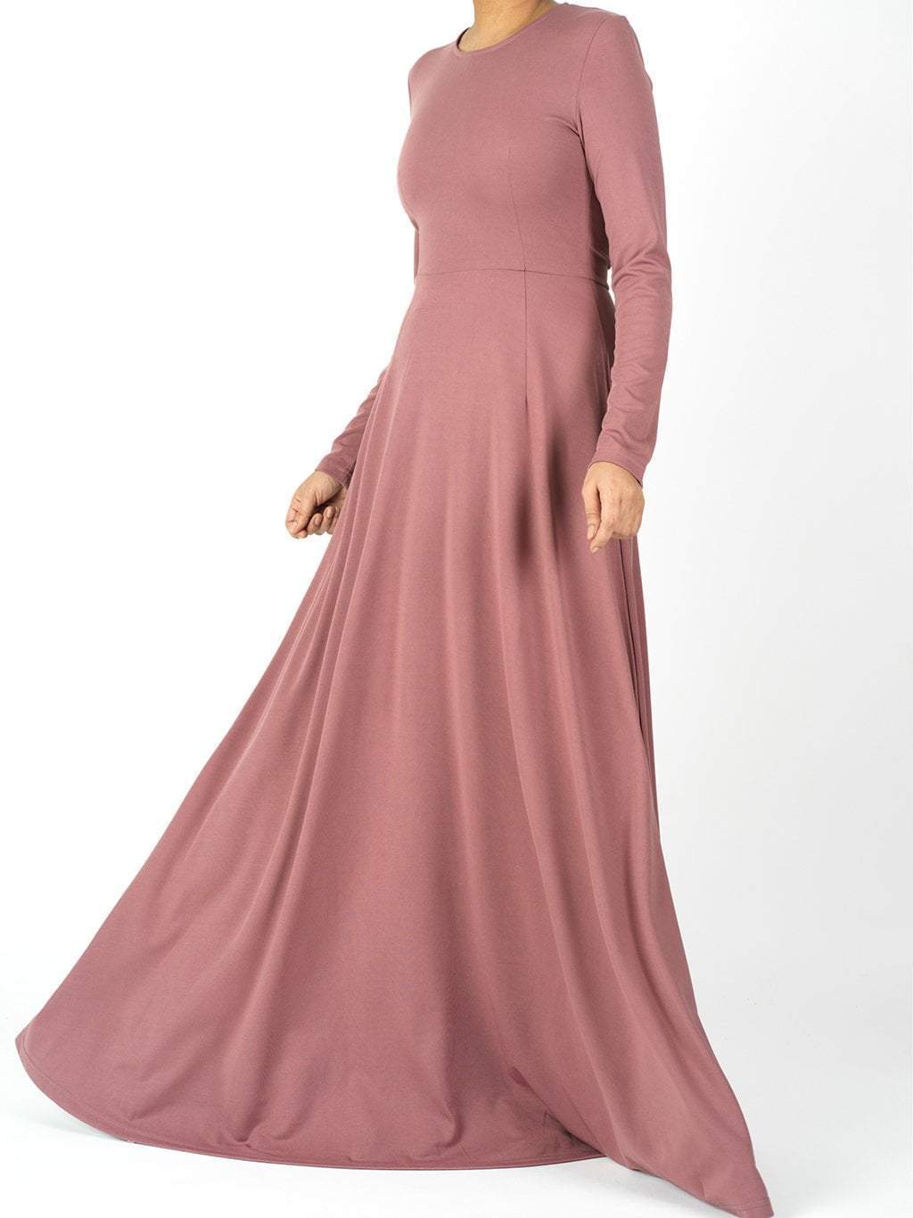A-line Modest Maxi Dress Kabayare