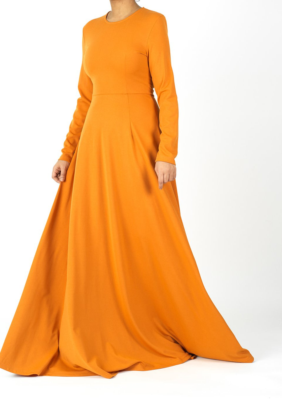 A-line Modest Maxi Dress Kabayare