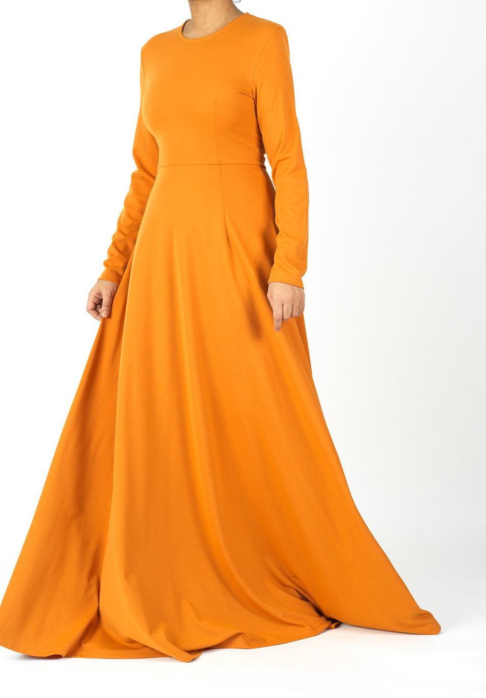 A-line Modest Maxi Dress Kabayare