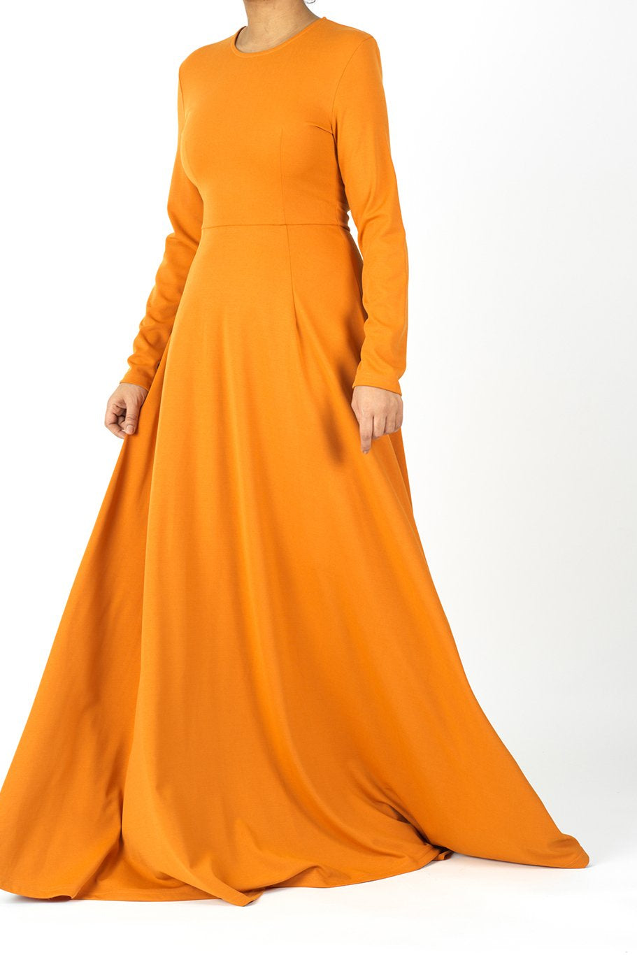 A-line Modest Maxi Dress Kabayare
