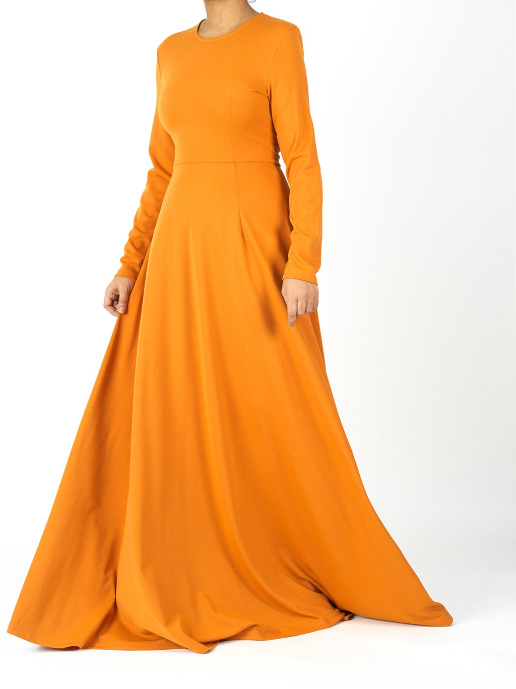 A-line Modest Maxi Dress Kabayare