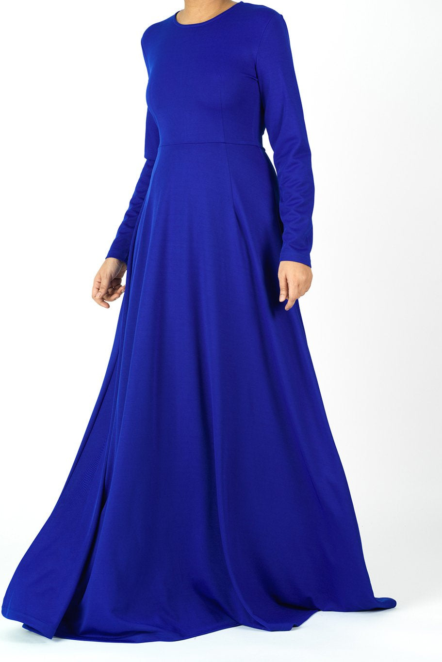 A-line Modest Maxi Dress Kabayare