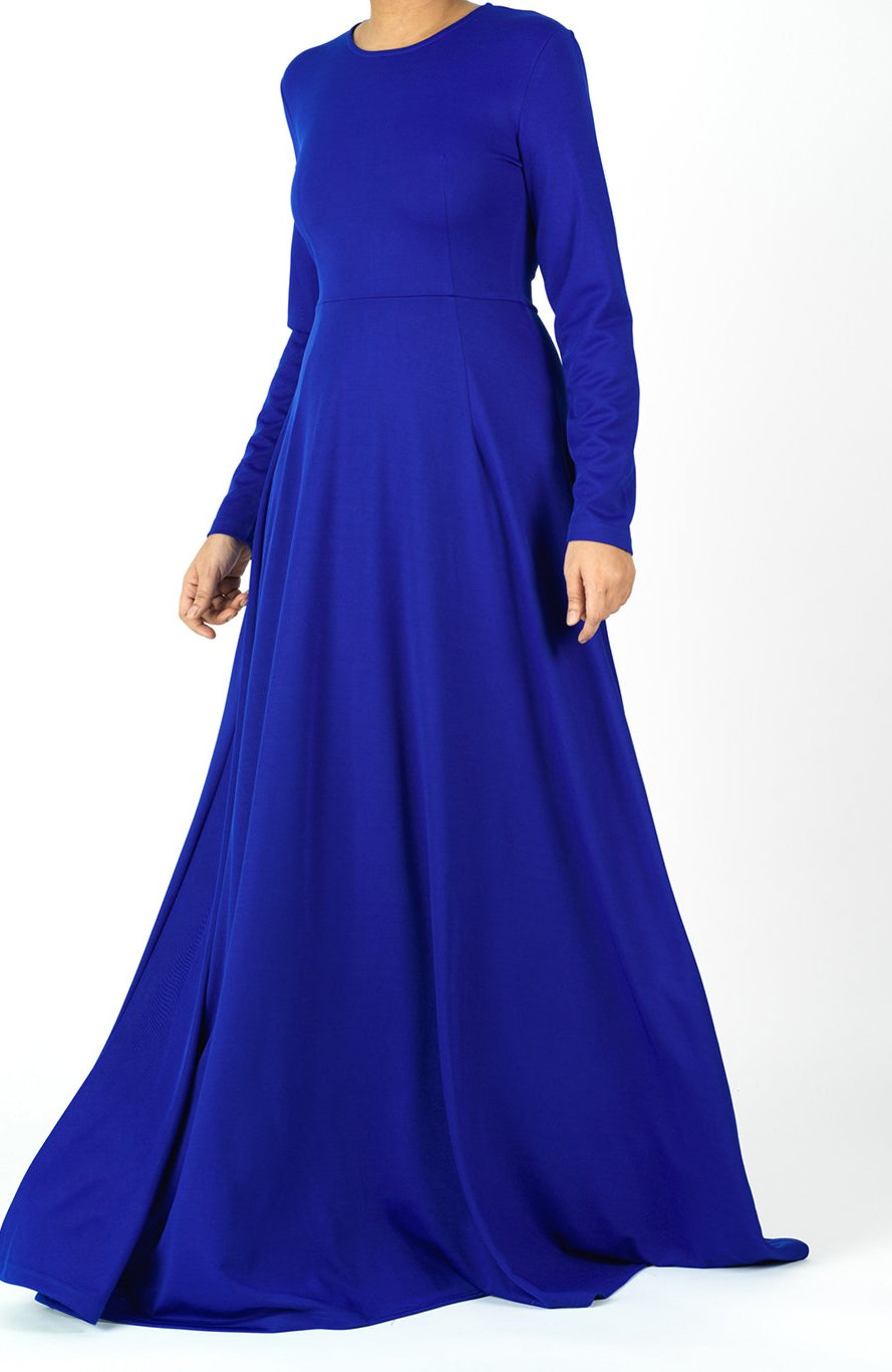 A-line Modest Maxi Dress Kabayare