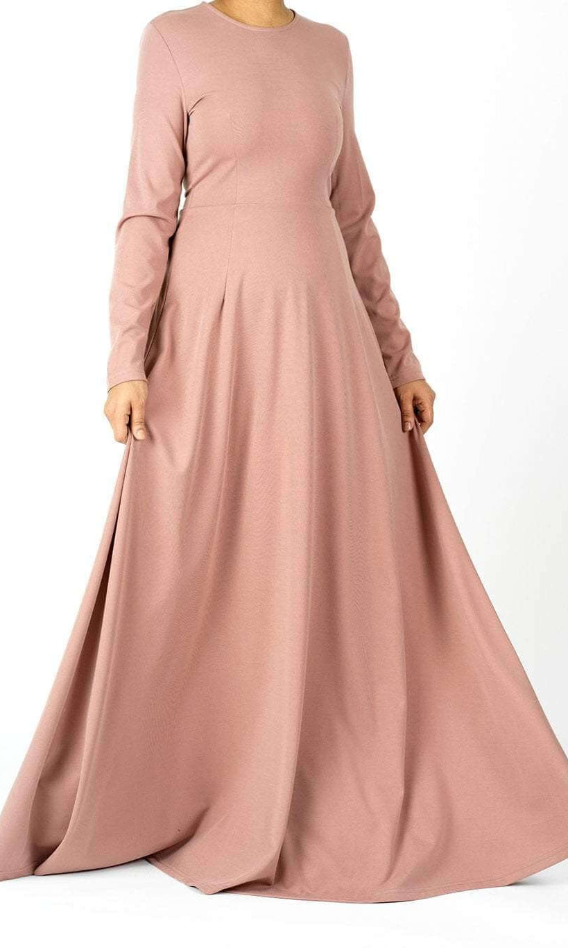 A-line Modest Maxi Dress Kabayare