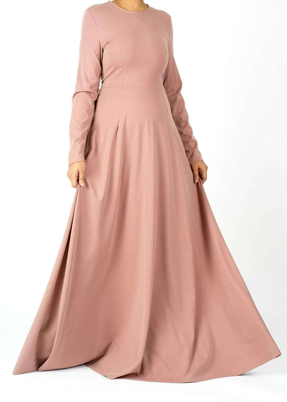 A-line Modest Maxi Dress Kabayare