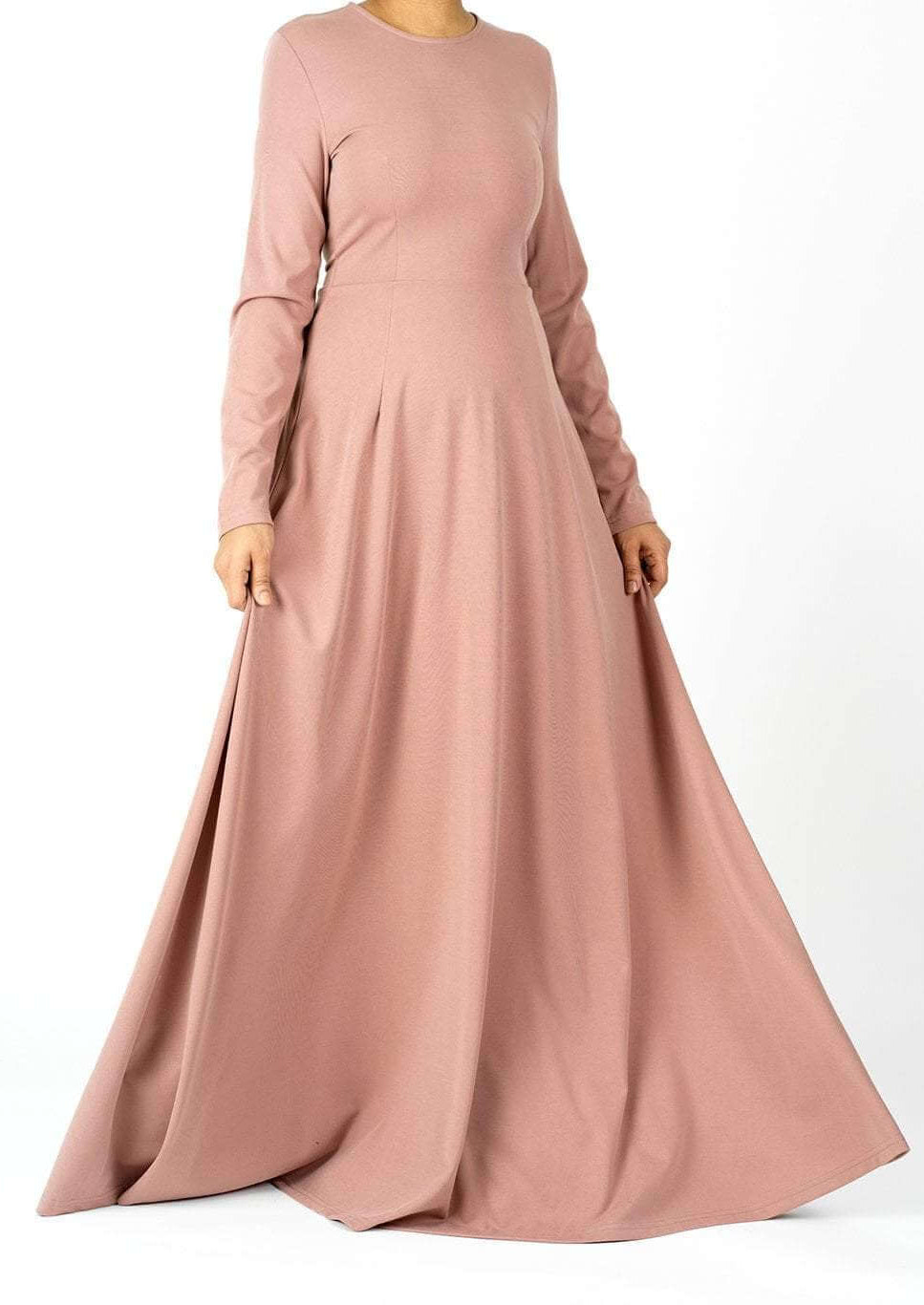 A-line Modest Maxi Dress Kabayare