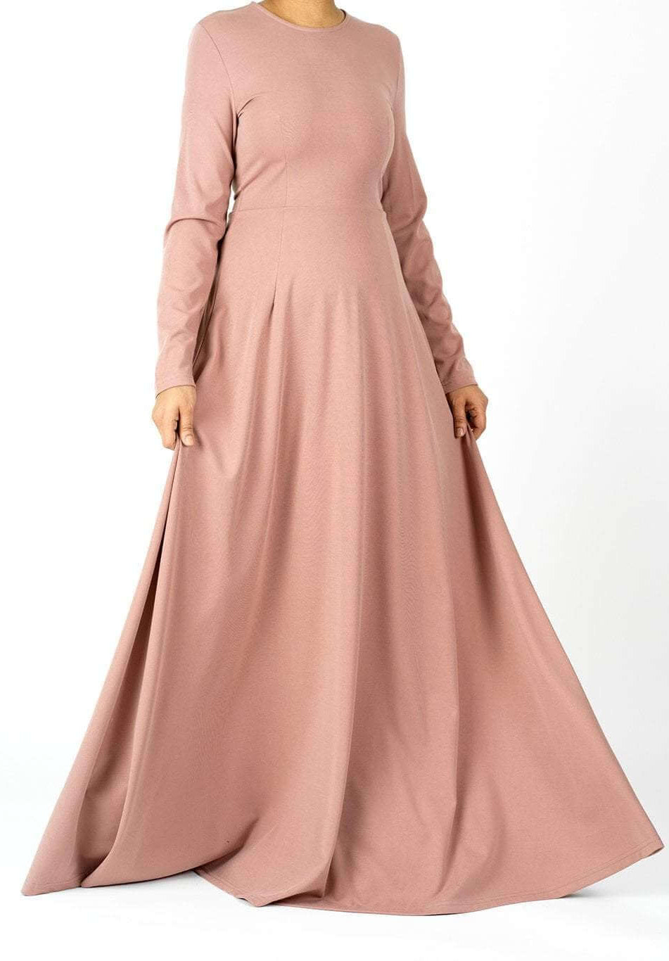 A-line Modest Maxi Dress Kabayare