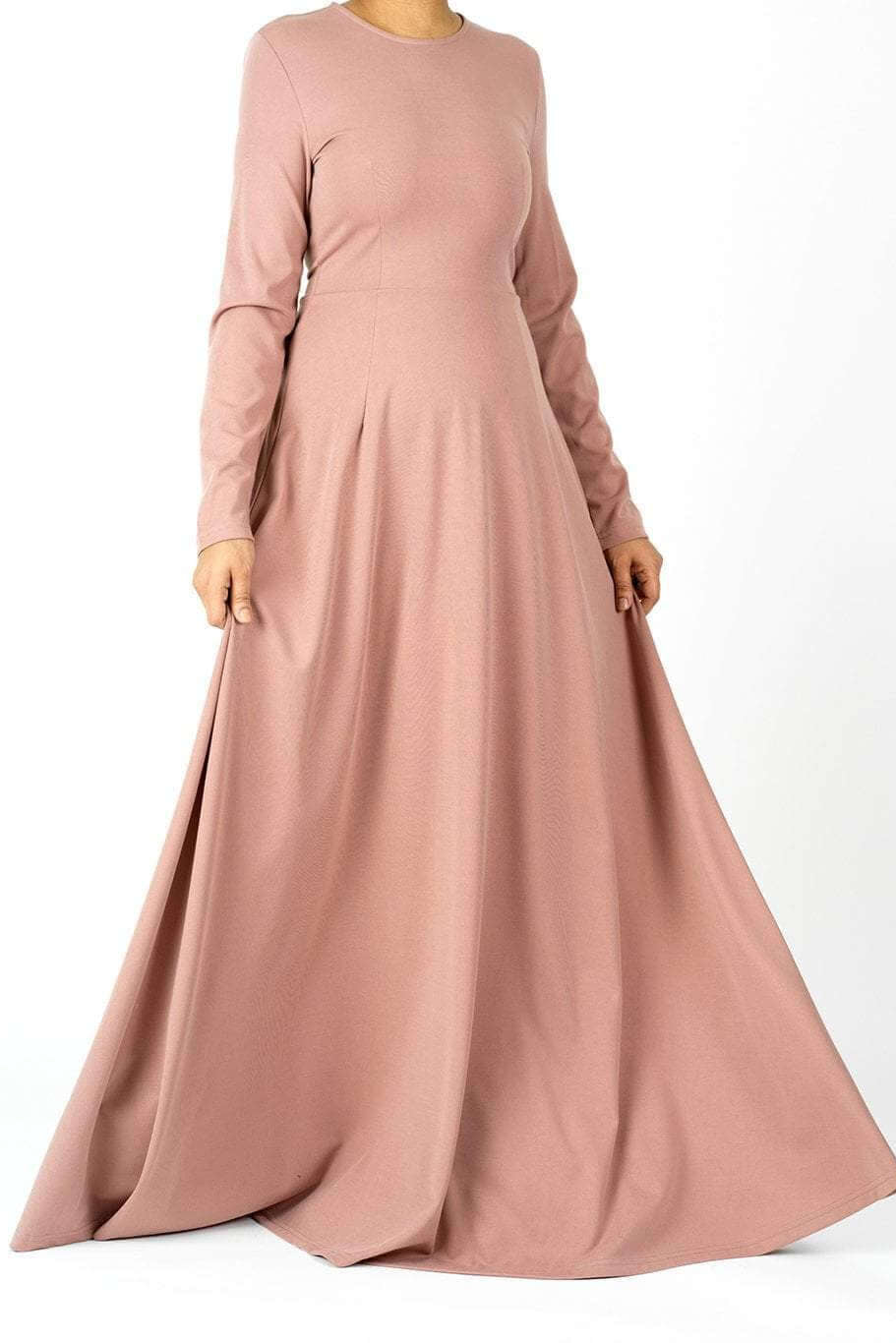 A-line Modest Maxi Dress Kabayare
