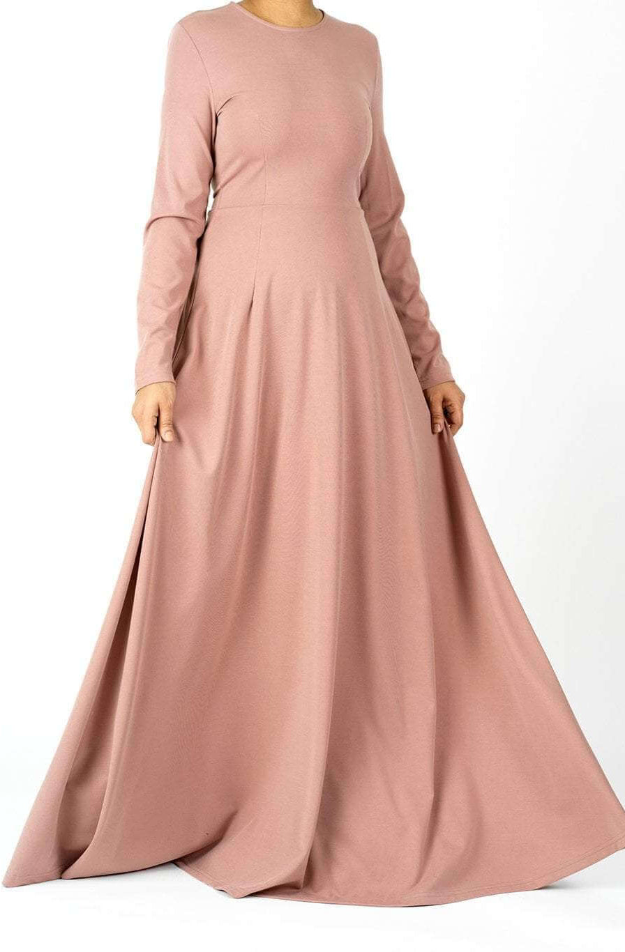 A-line Modest Maxi Dress Kabayare