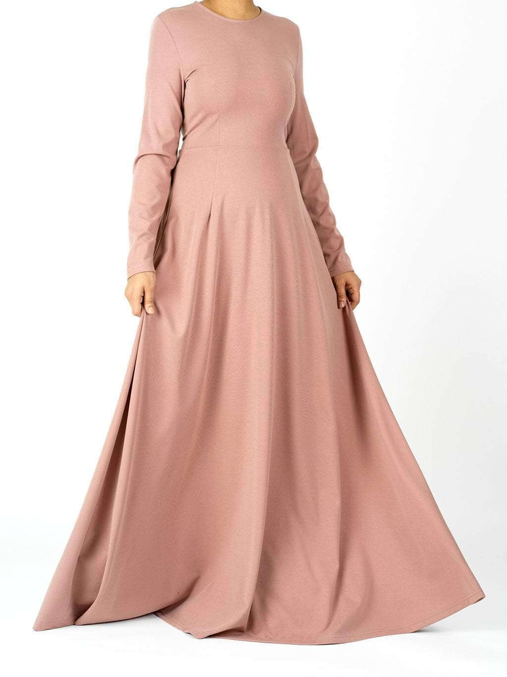 A-line Modest Maxi Dress Kabayare