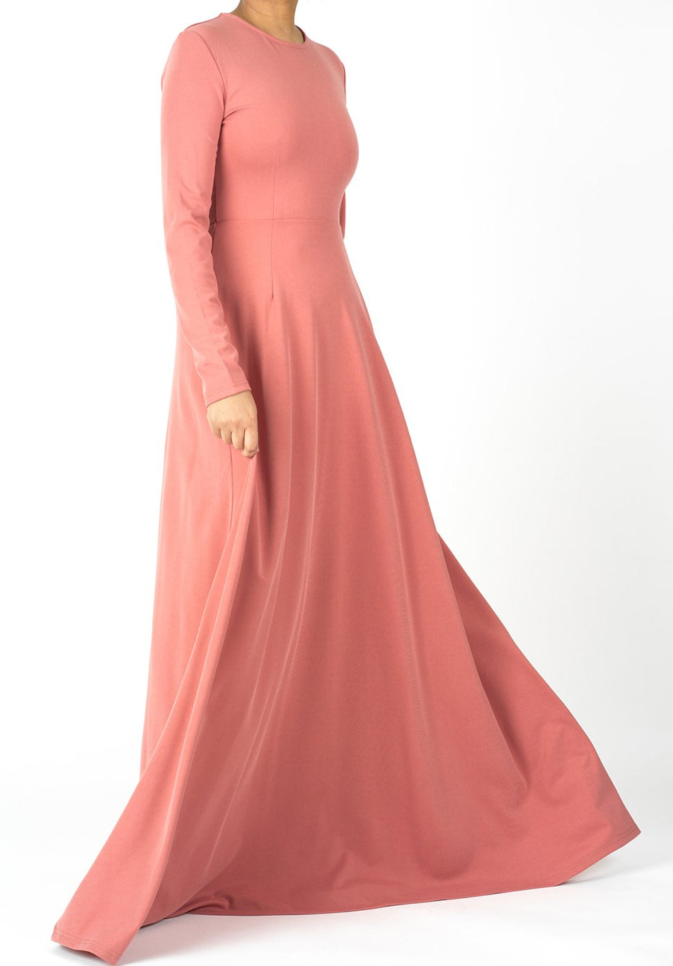 A-line Modest Maxi Dress Kabayare