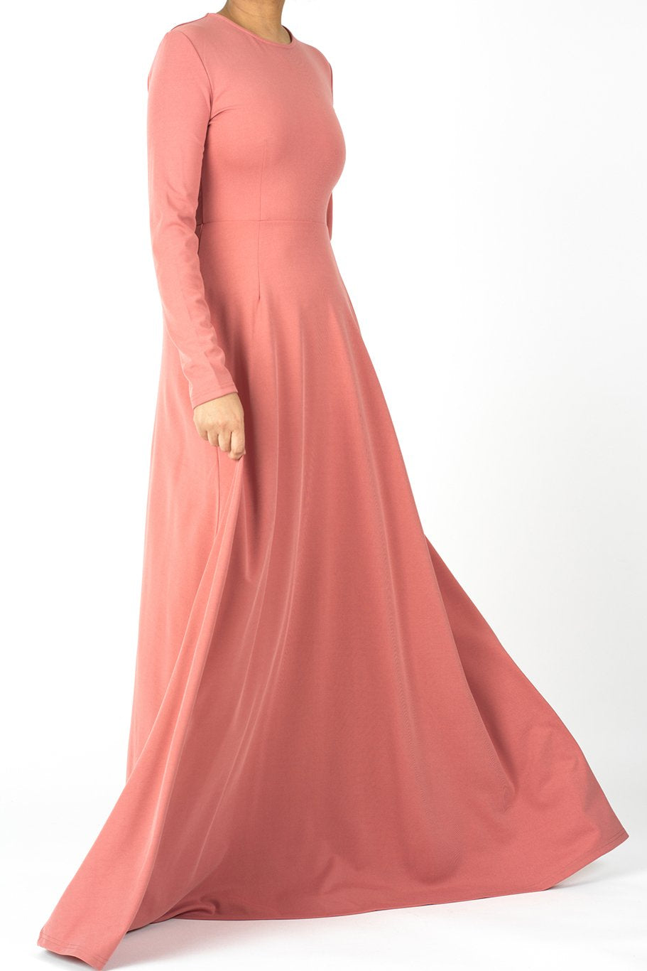 A-line Modest Maxi Dress Kabayare