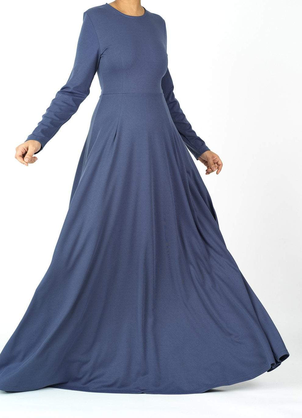 A-line Modest Maxi Dress Kabayare