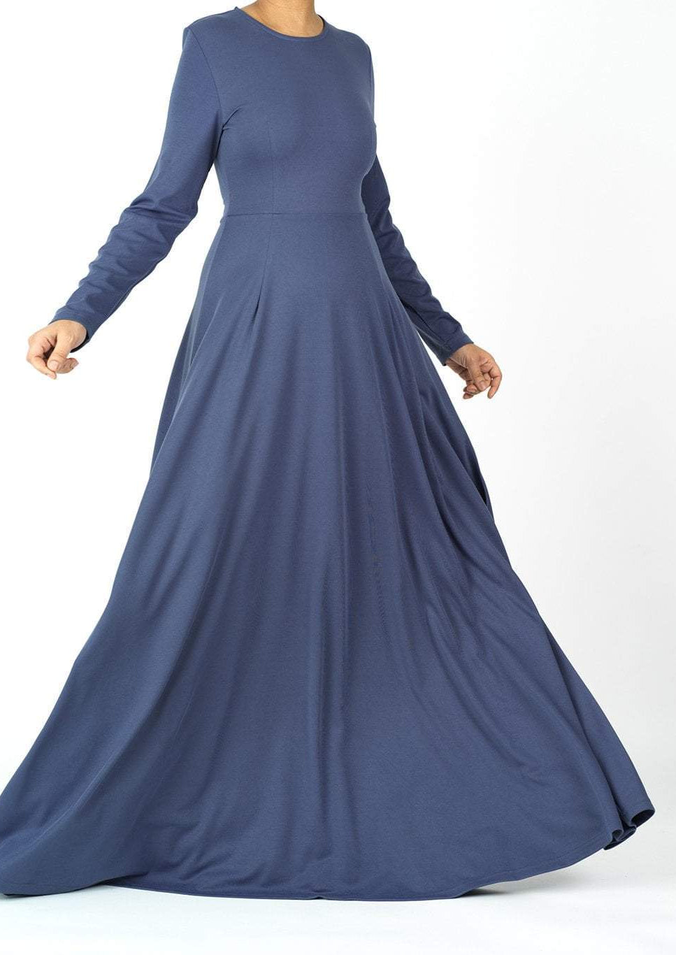 A-line Modest Maxi Dress Kabayare