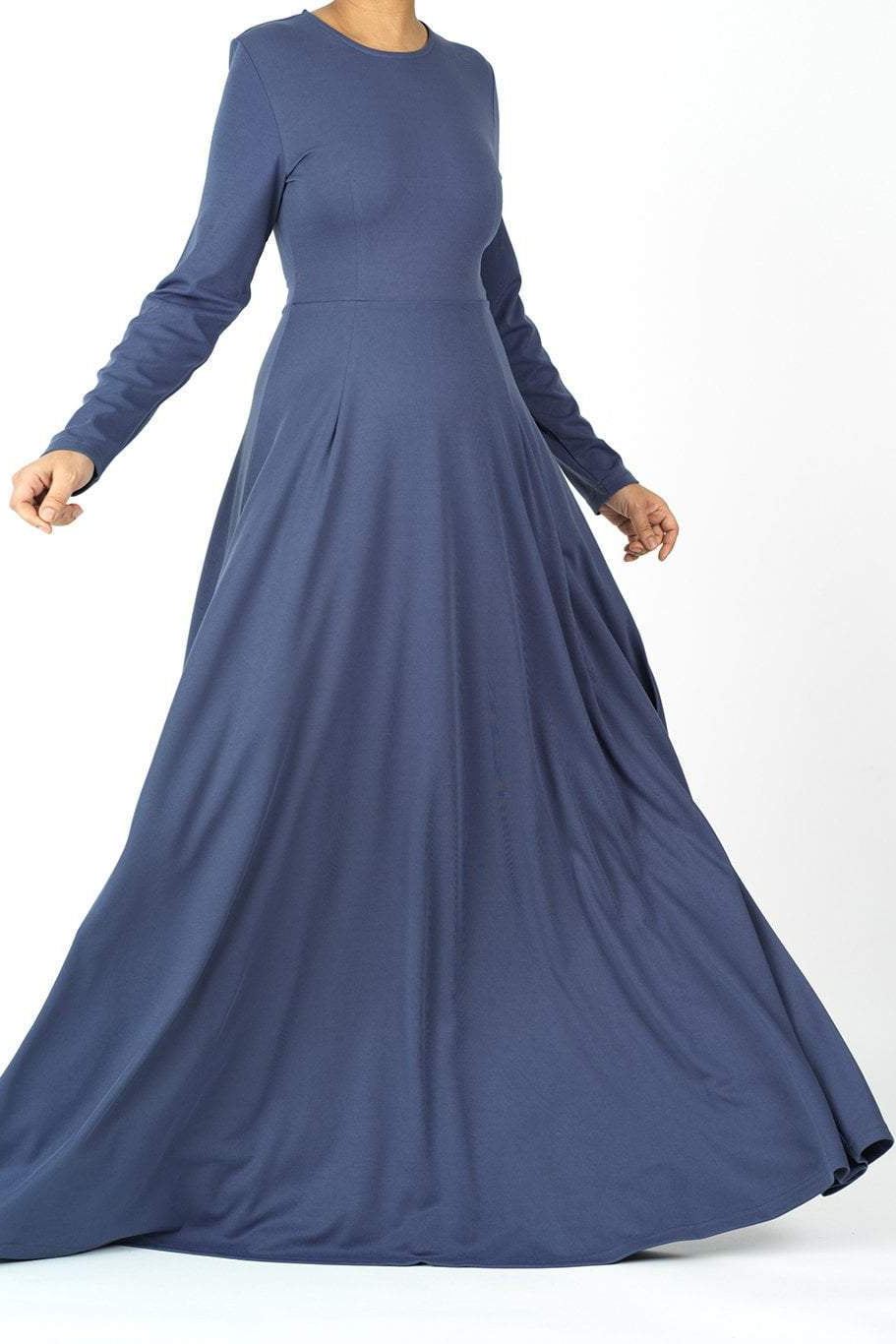 A-line Modest Maxi Dress Kabayare