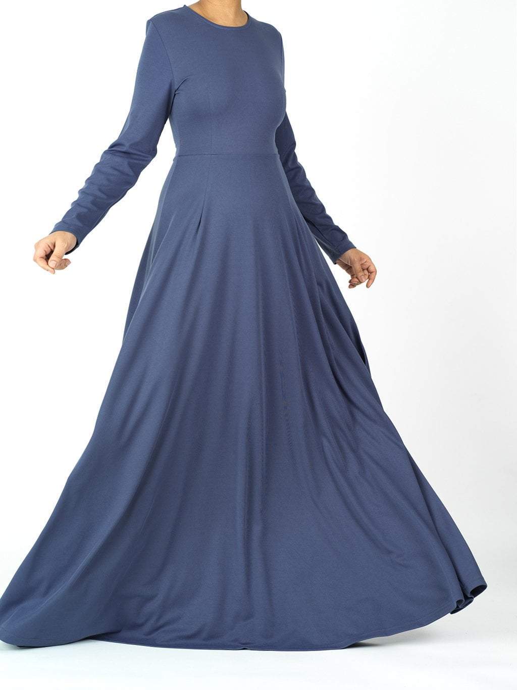 A-line Modest Maxi Dress Kabayare