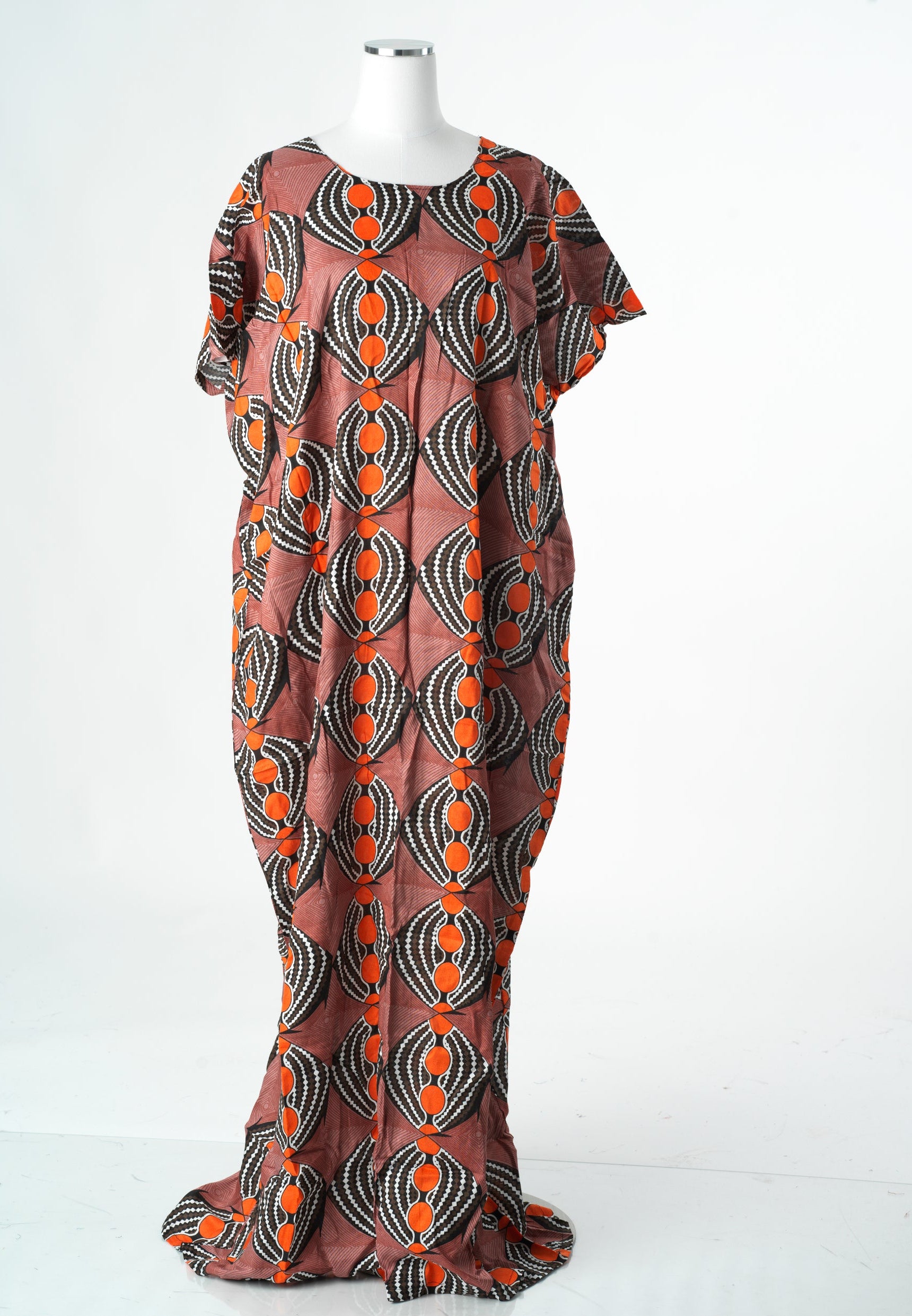 Afifa print bati dress Kabayare