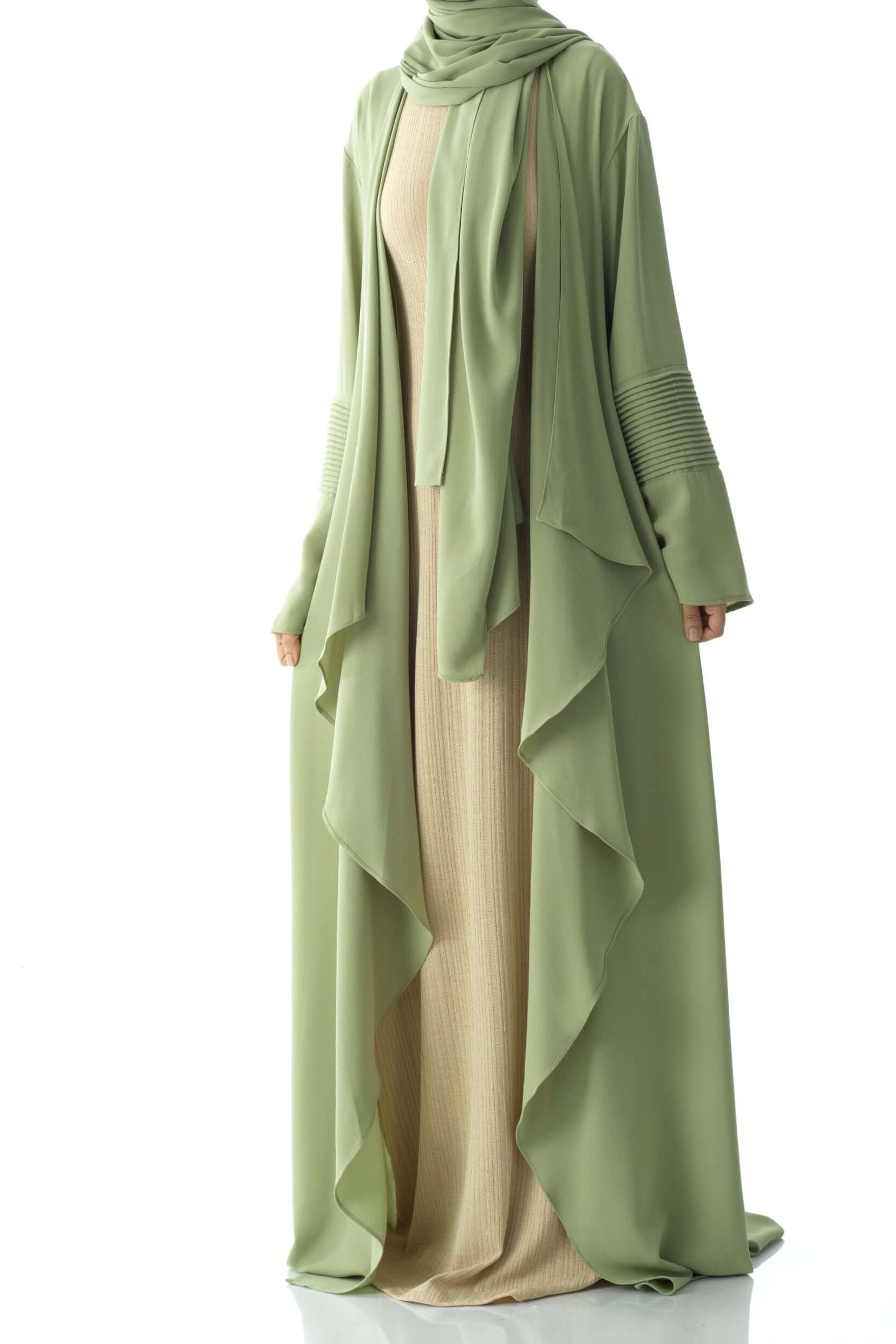 Angelina draped abaya set Kabayare