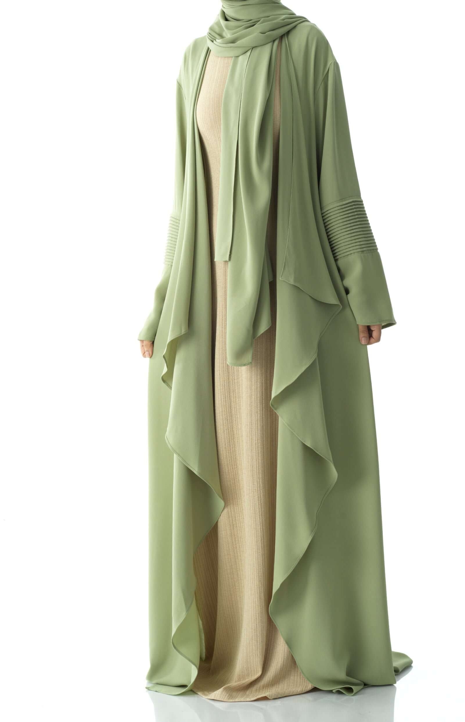 Angelina draped abaya set Kabayare