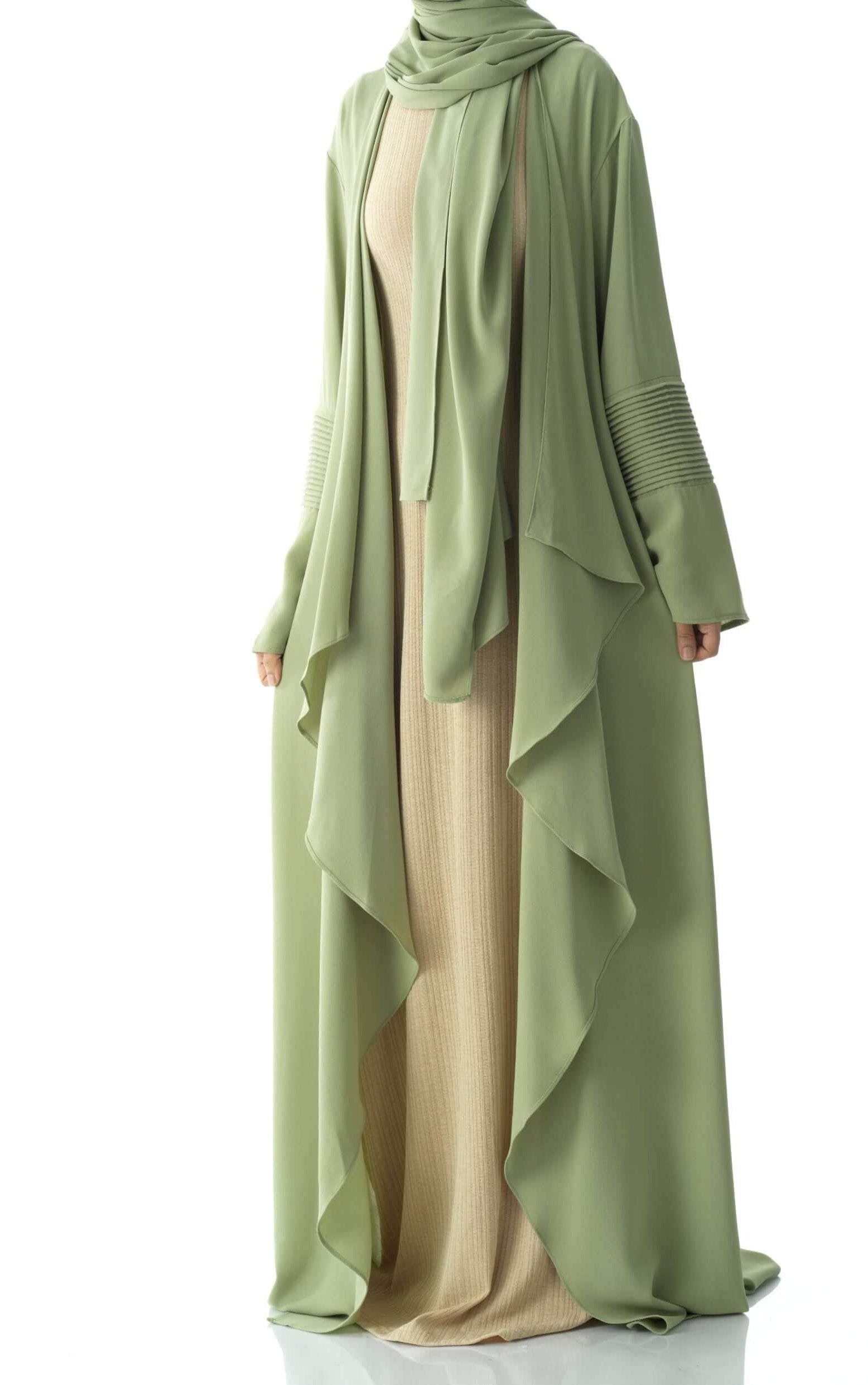 Angelina draped abaya set Kabayare