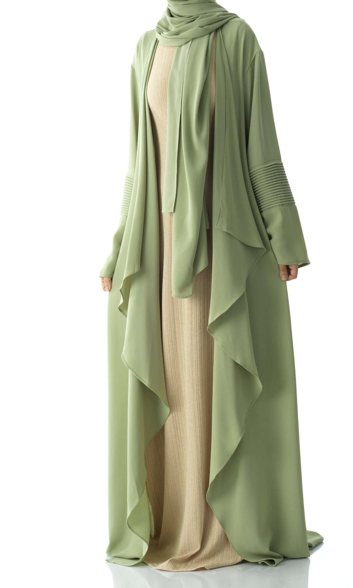 Angelina draped abaya set Kabayare