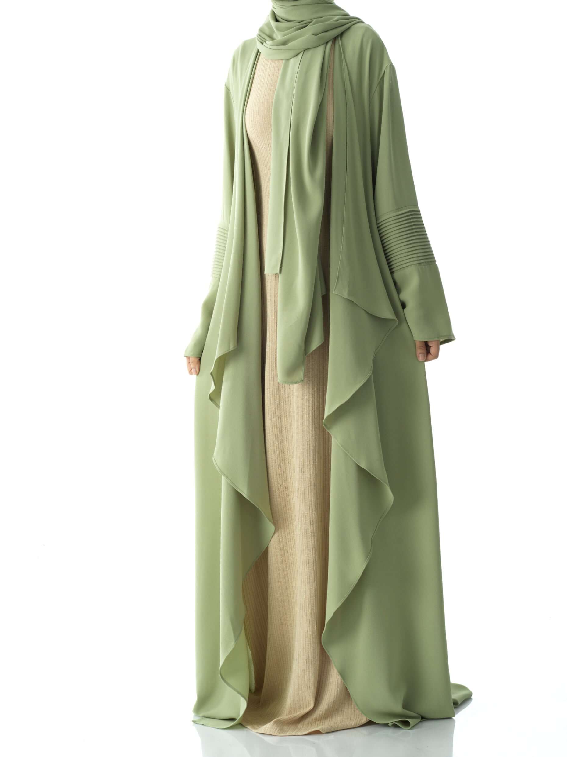 Angelina draped abaya set Kabayare