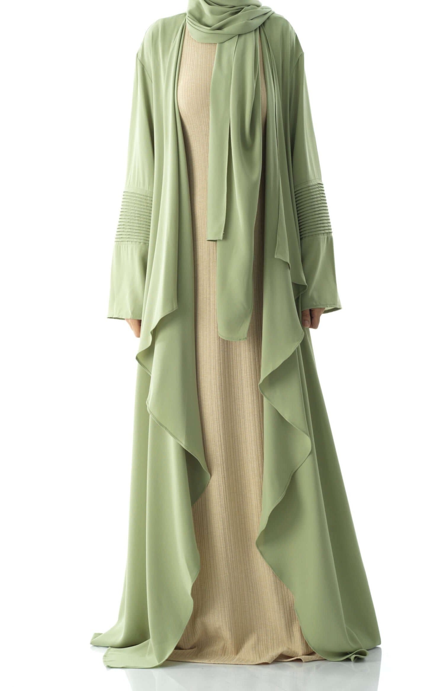 Angelina draped abaya set Kabayare