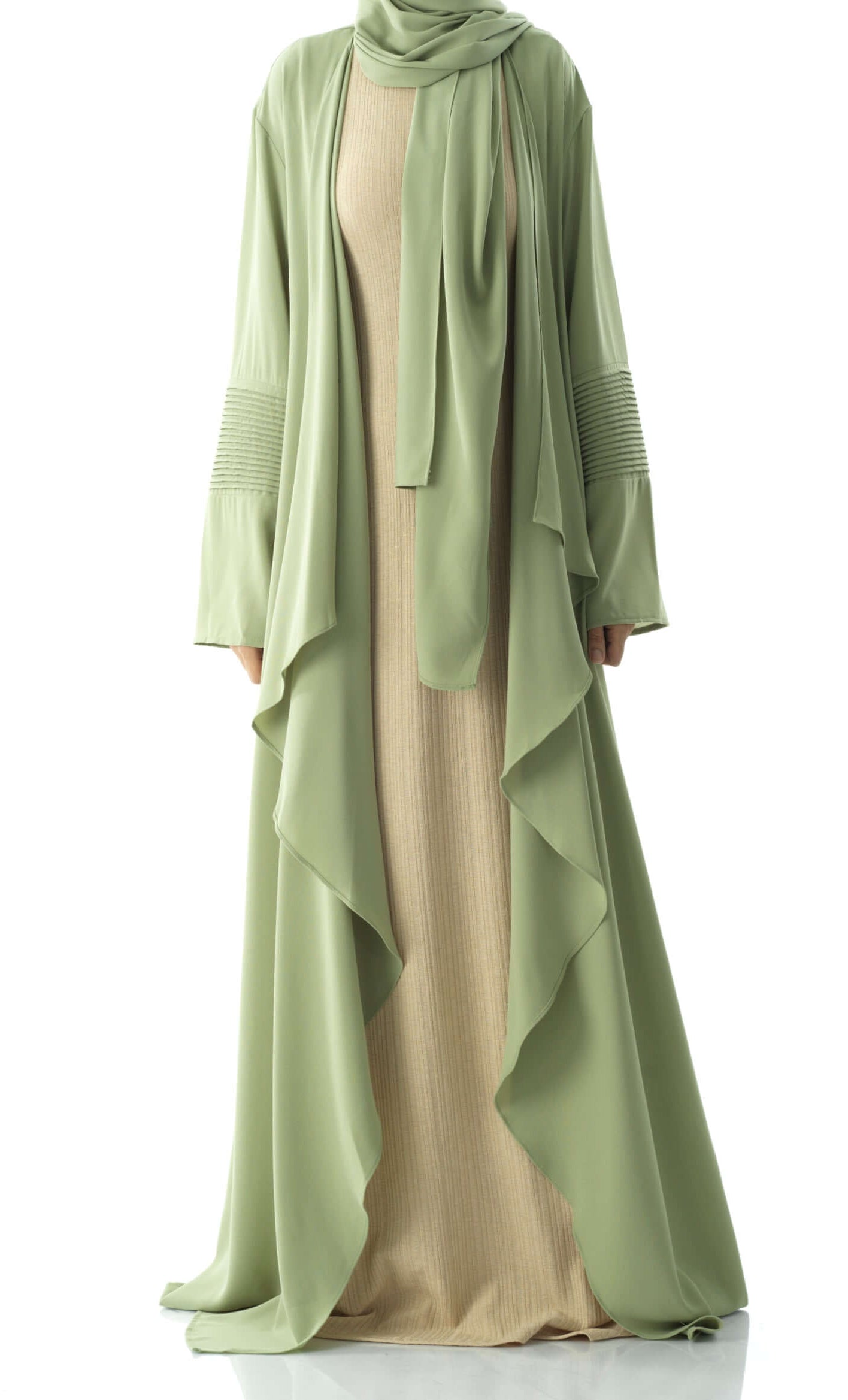 Angelina draped abaya set Kabayare
