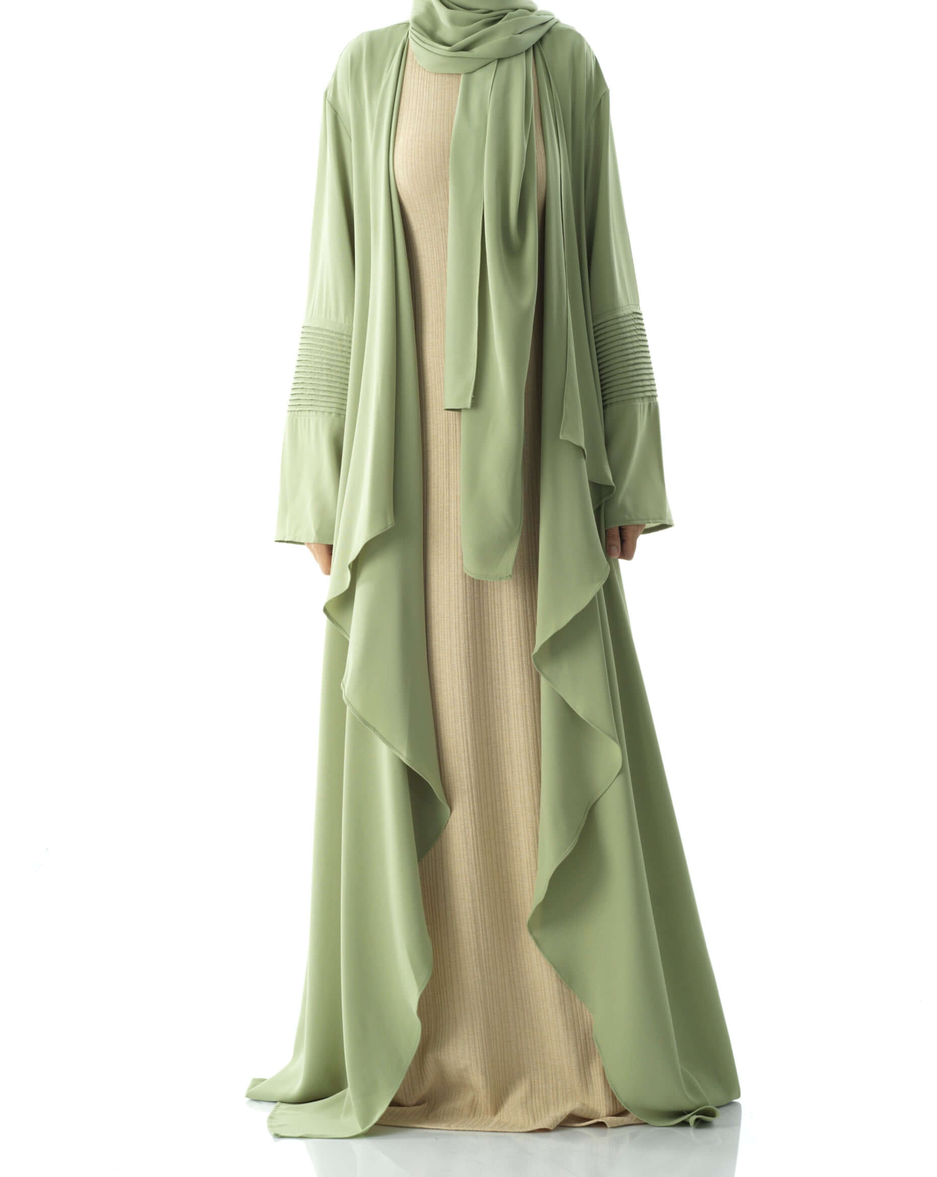 Angelina draped abaya set Kabayare
