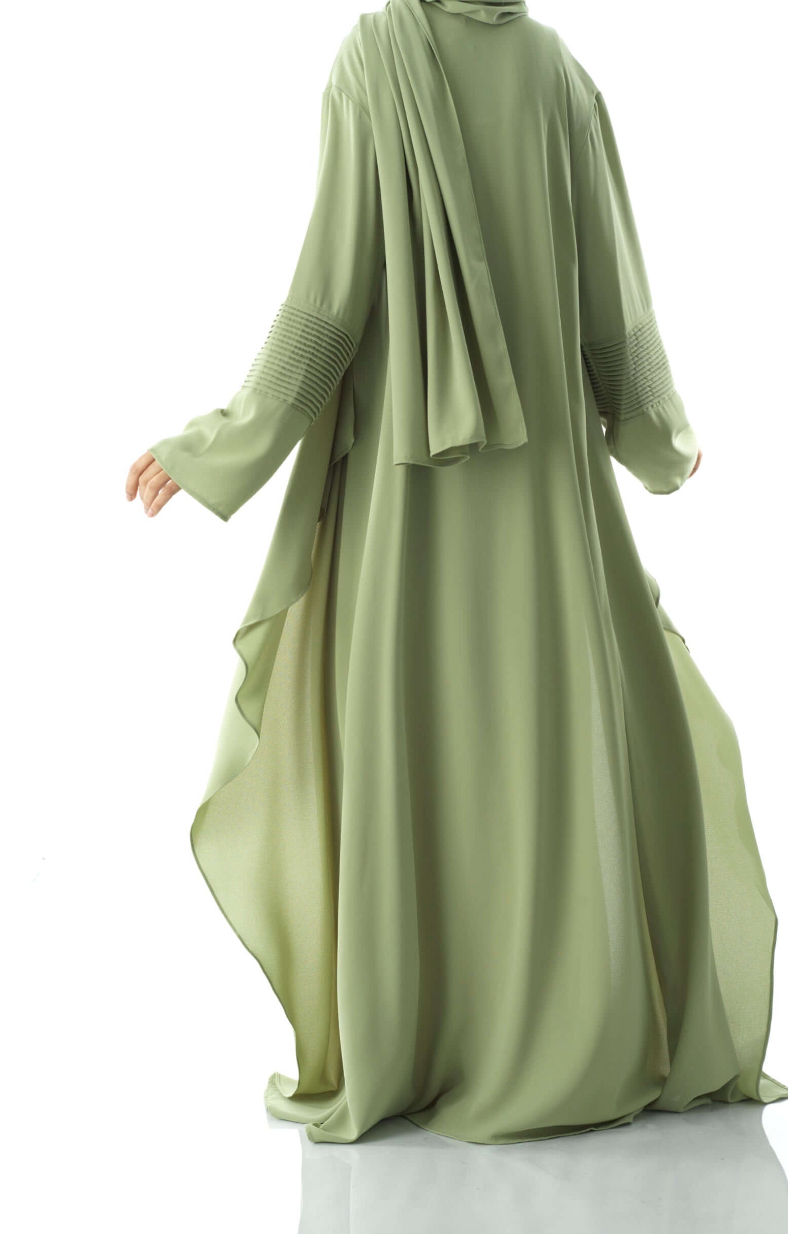 Angelina draped abaya set Kabayare