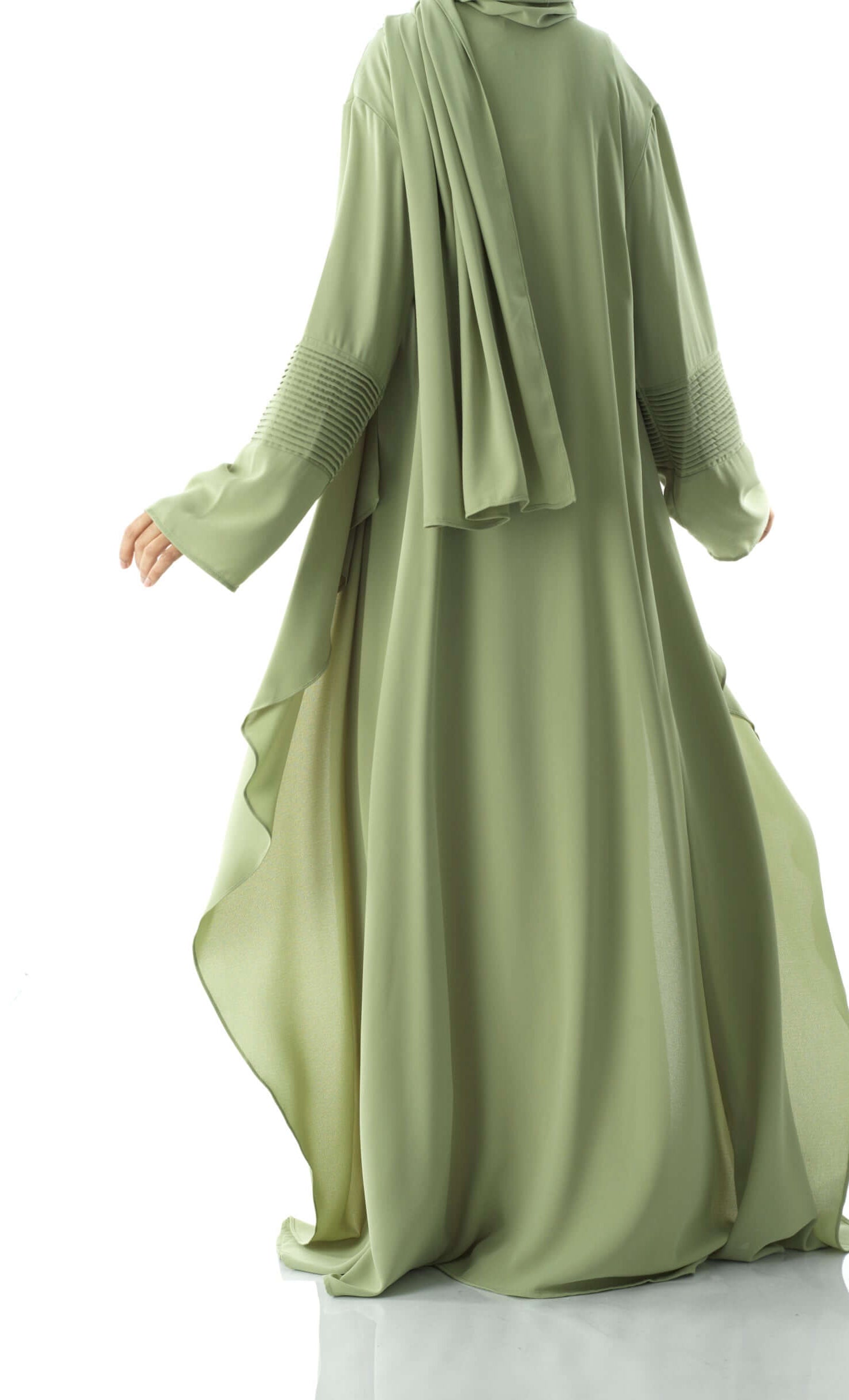 Angelina draped abaya set Kabayare
