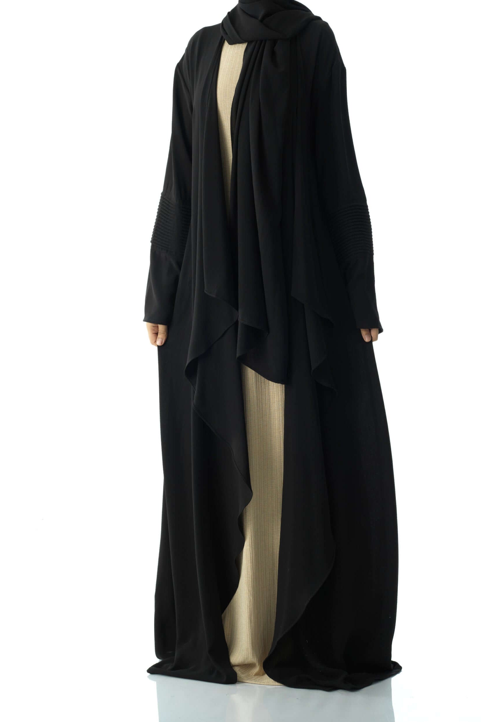 Angelina draped abaya set Kabayare