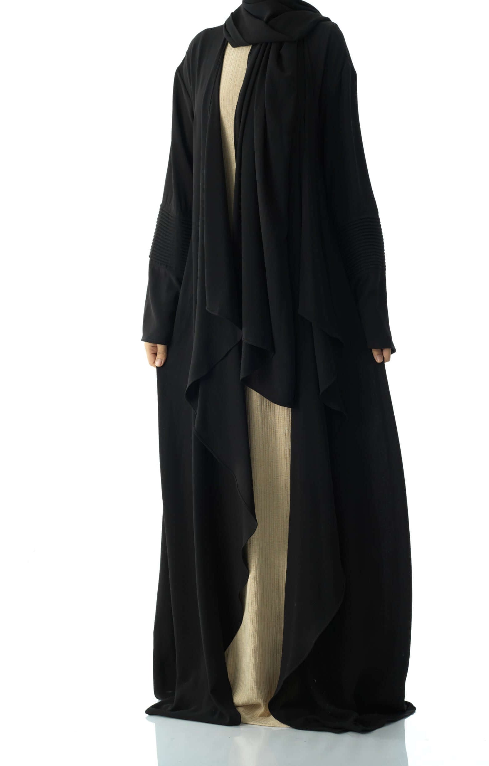 Angelina draped abaya set Kabayare