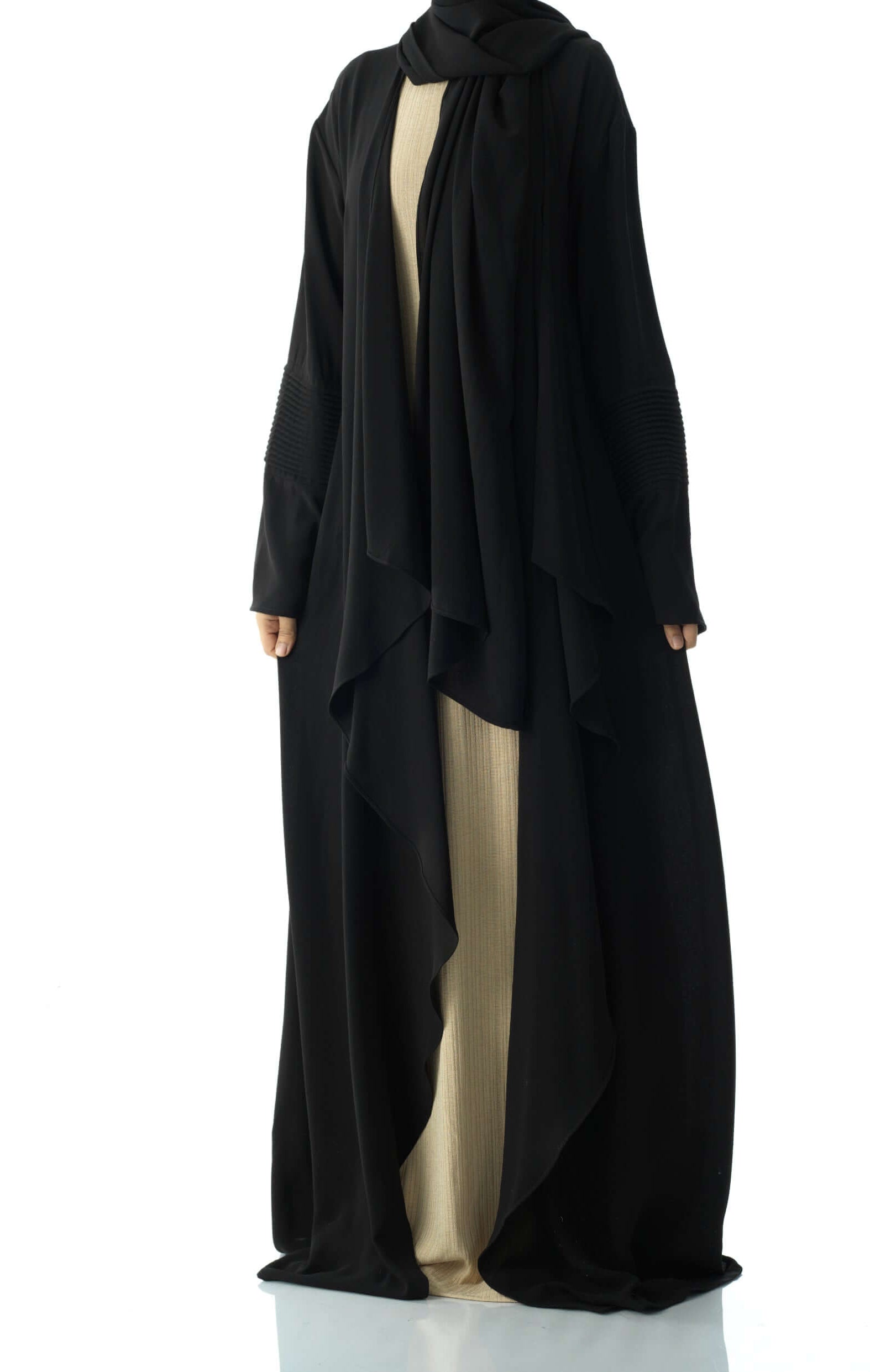 Angelina draped abaya set Kabayare