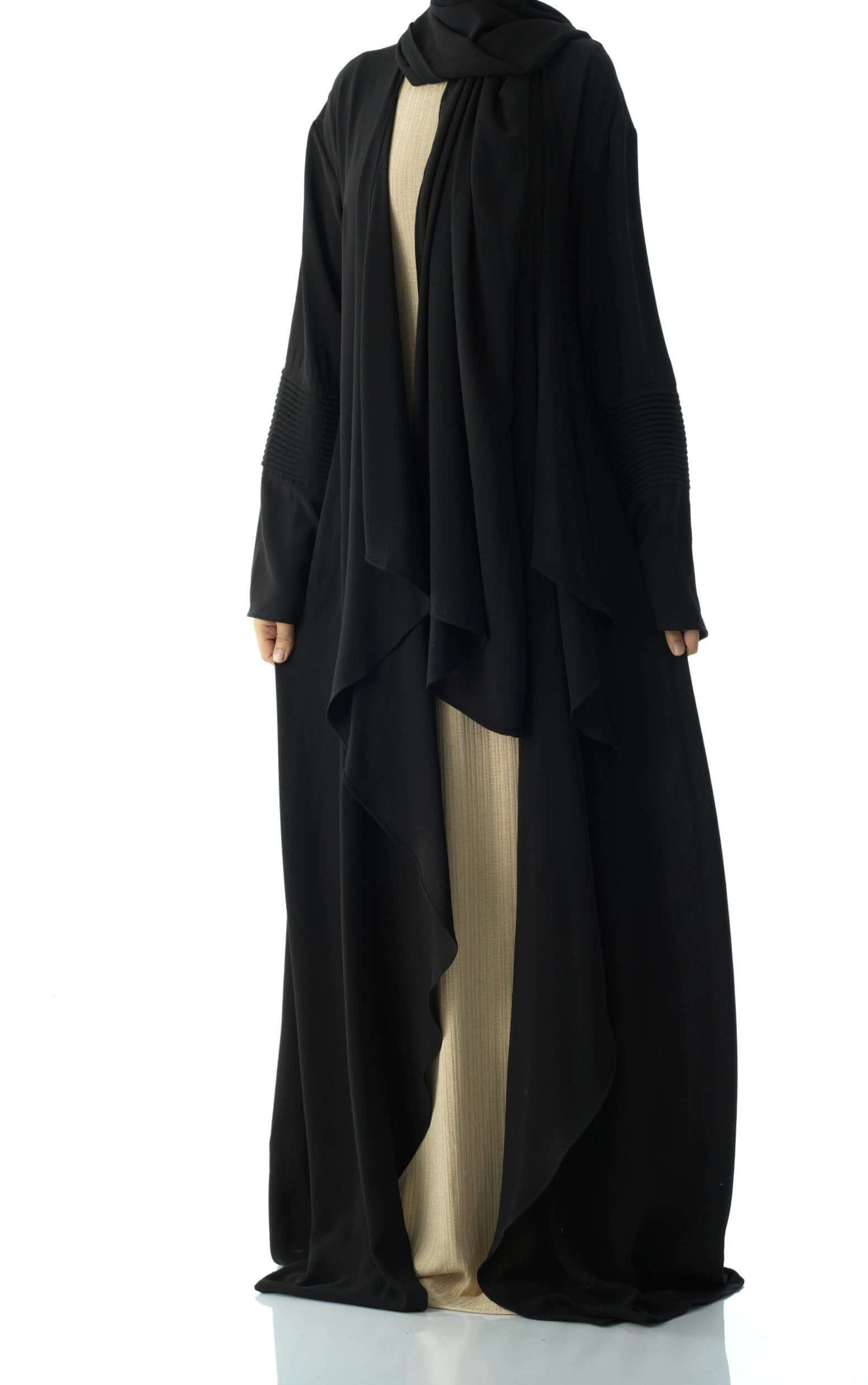 Angelina draped abaya set Kabayare