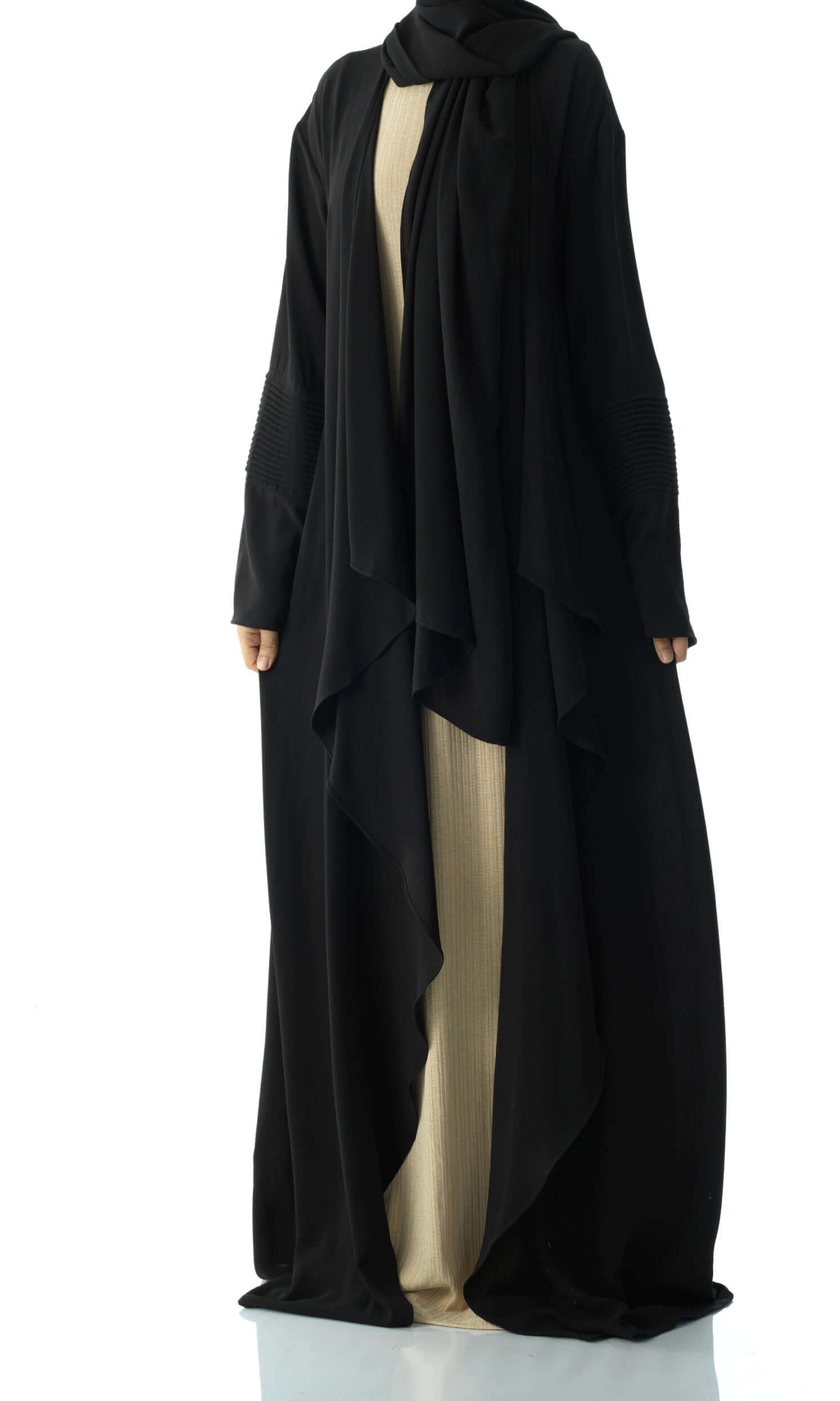 Angelina draped abaya set Kabayare