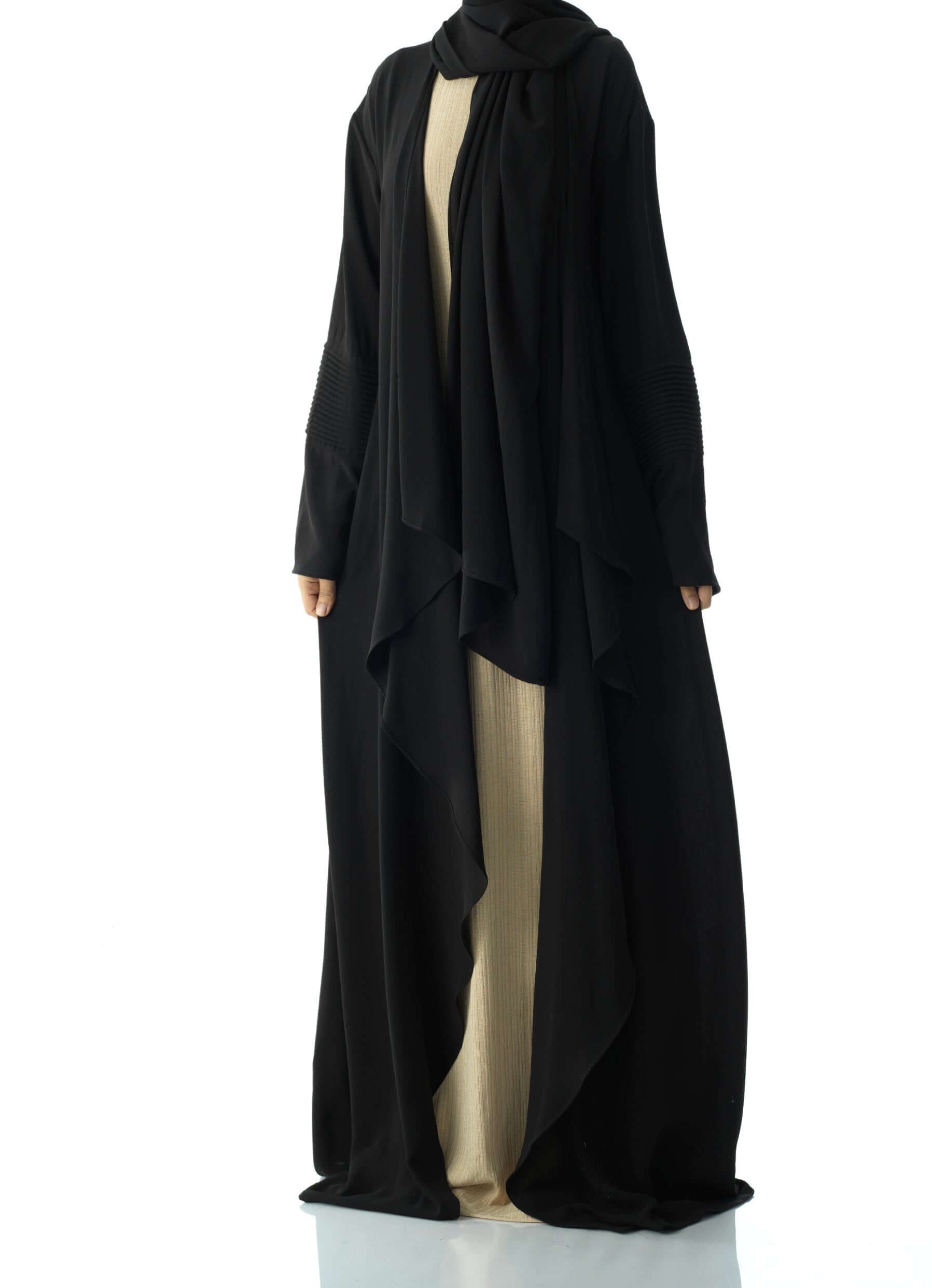 Angelina draped abaya set Kabayare