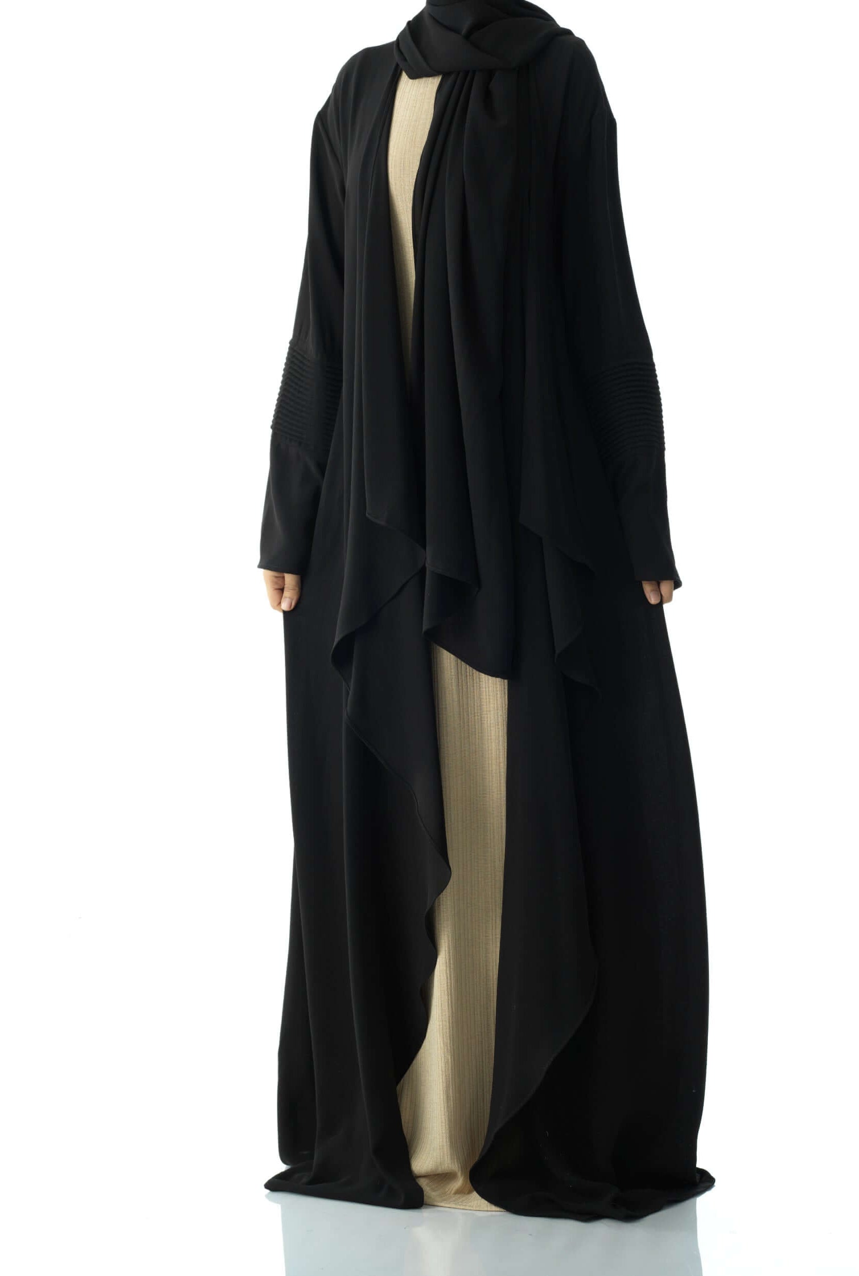 Angelina draped abaya set Kabayare
