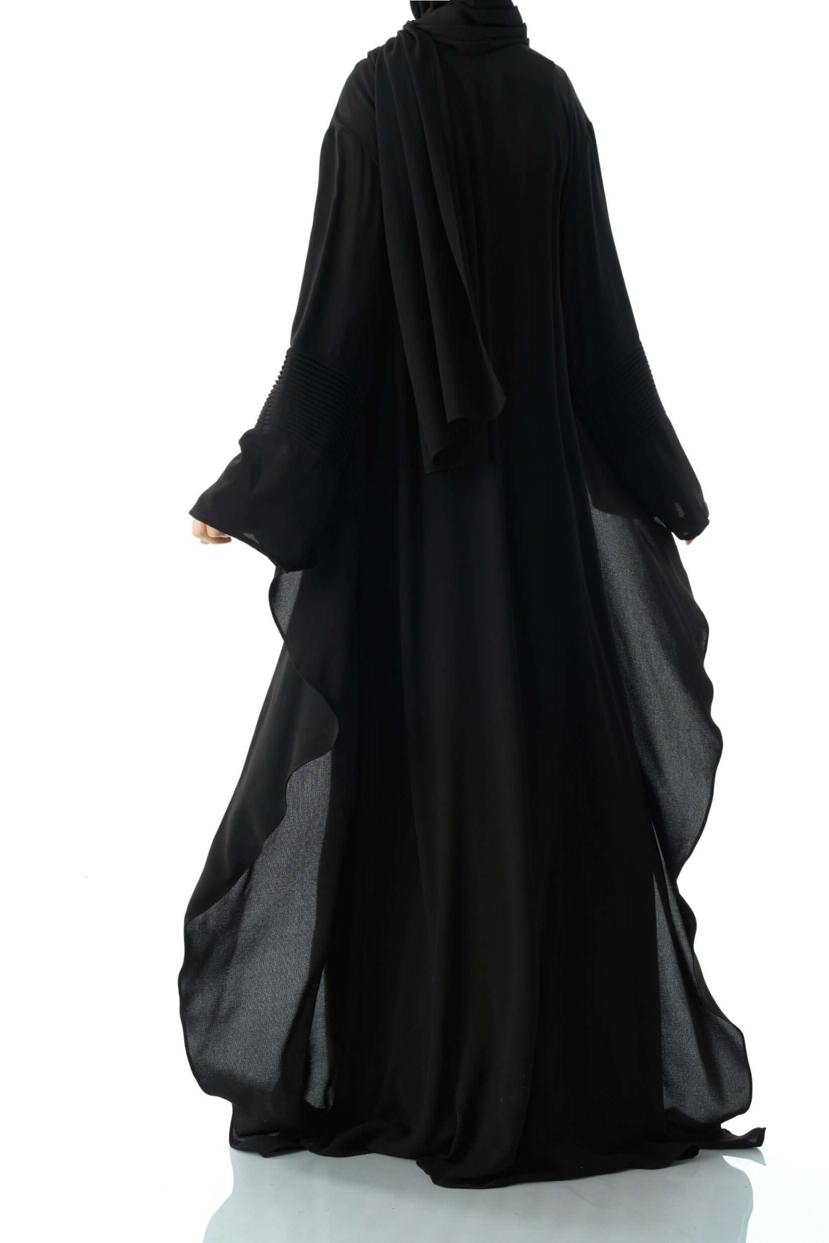 Angelina draped abaya set Kabayare