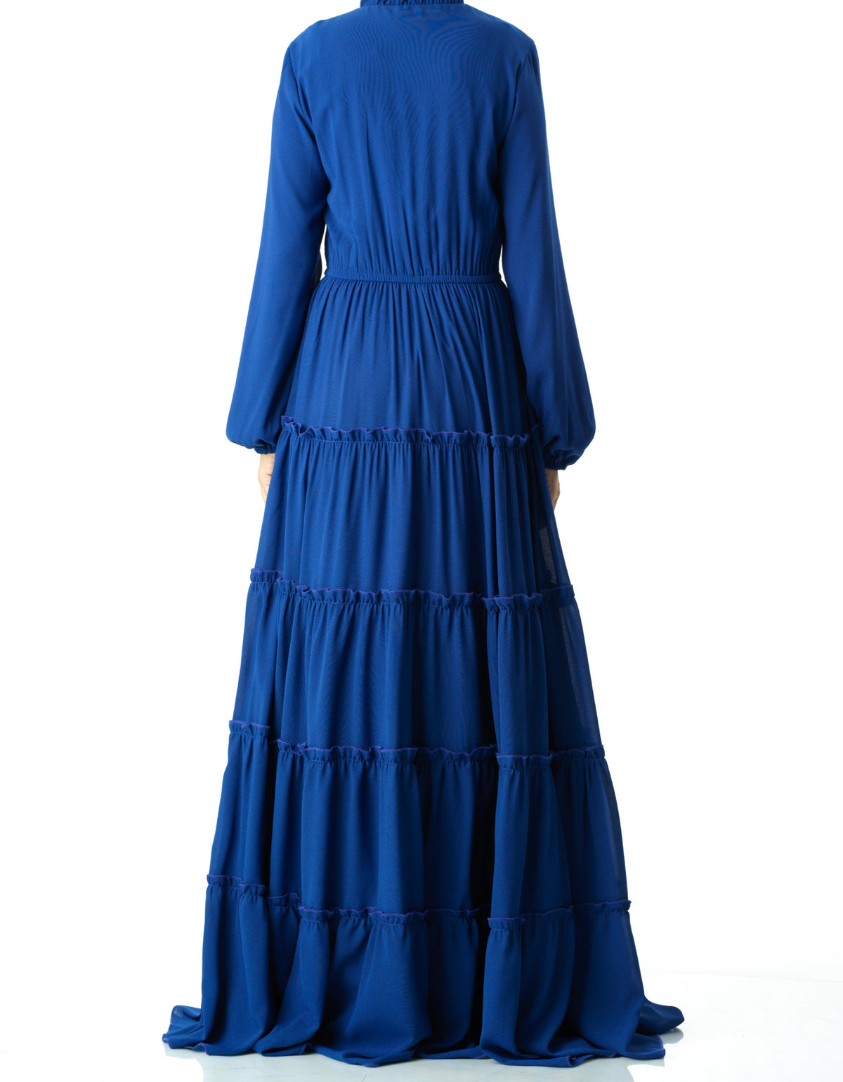Anitta tiered chiffon maxi dress Kabayare