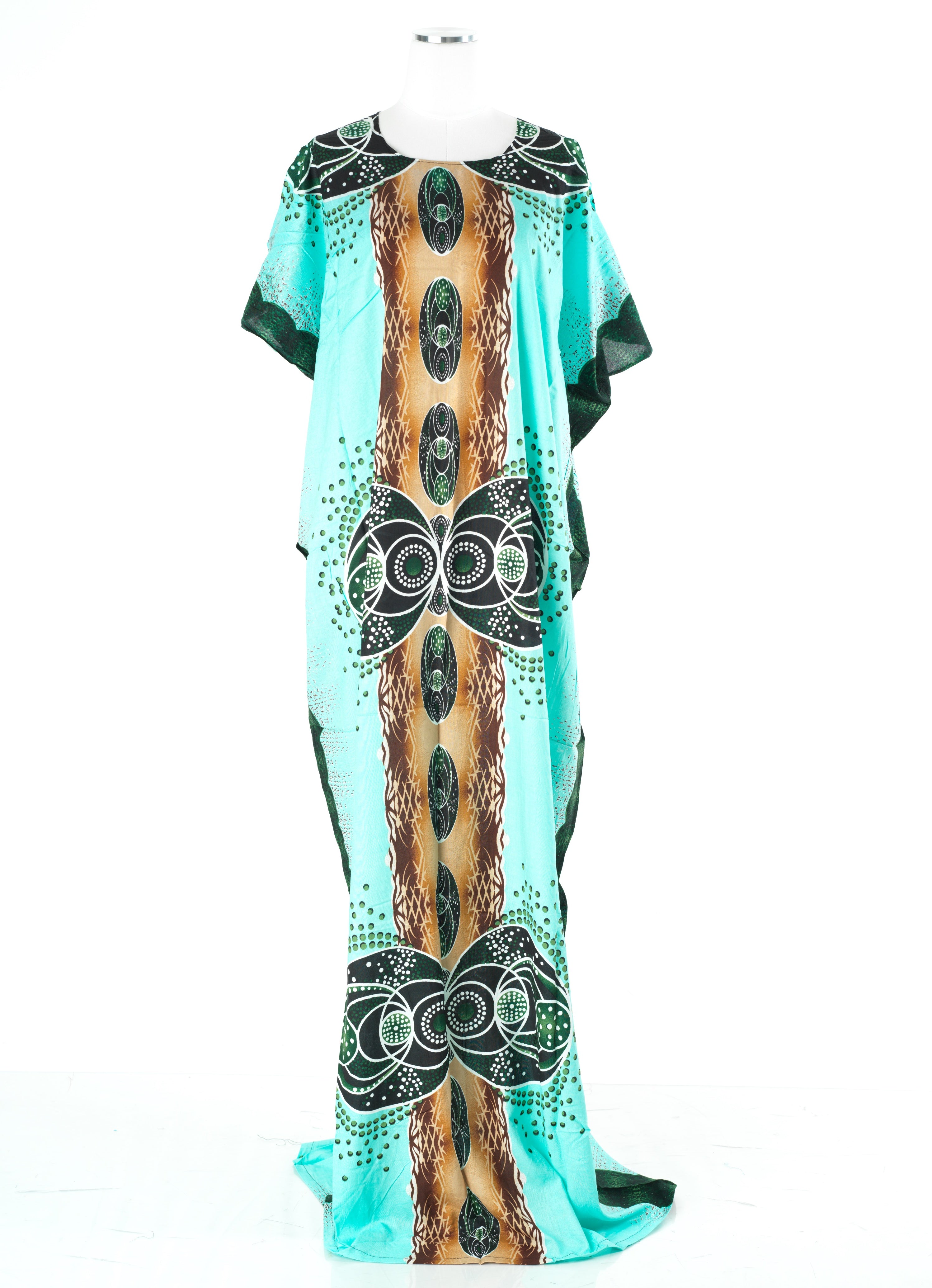 Aqua Baroque Bati Dress